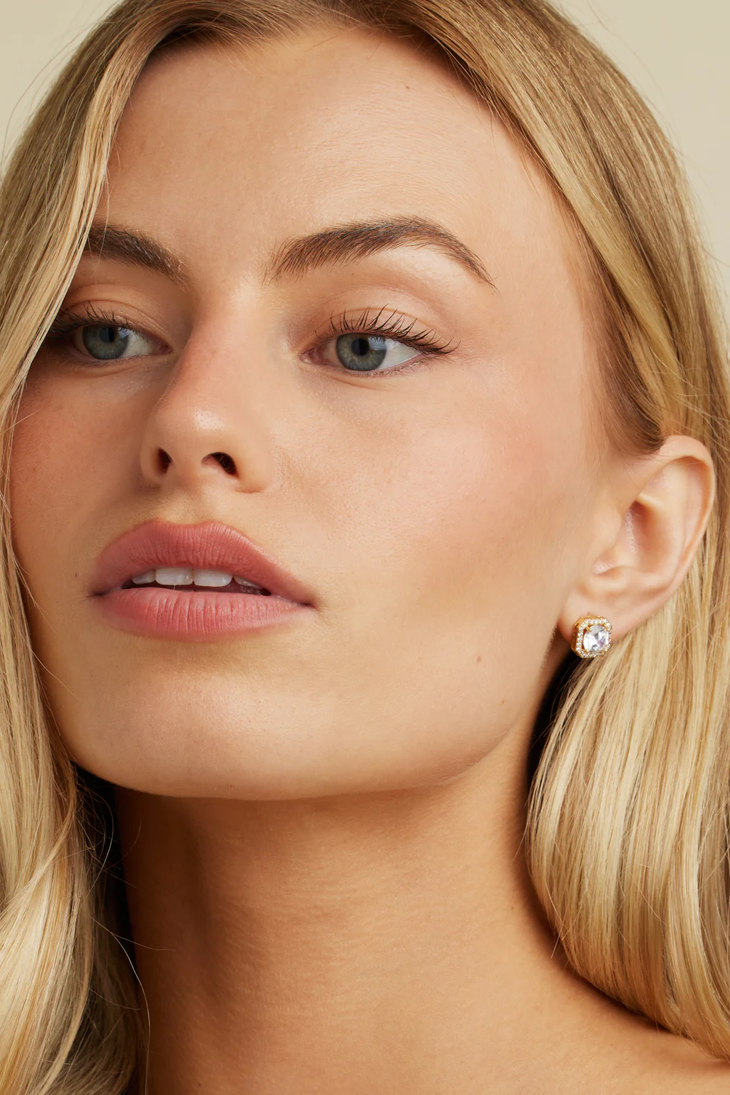 Adriana Crystal Stud Earrings - Image 4