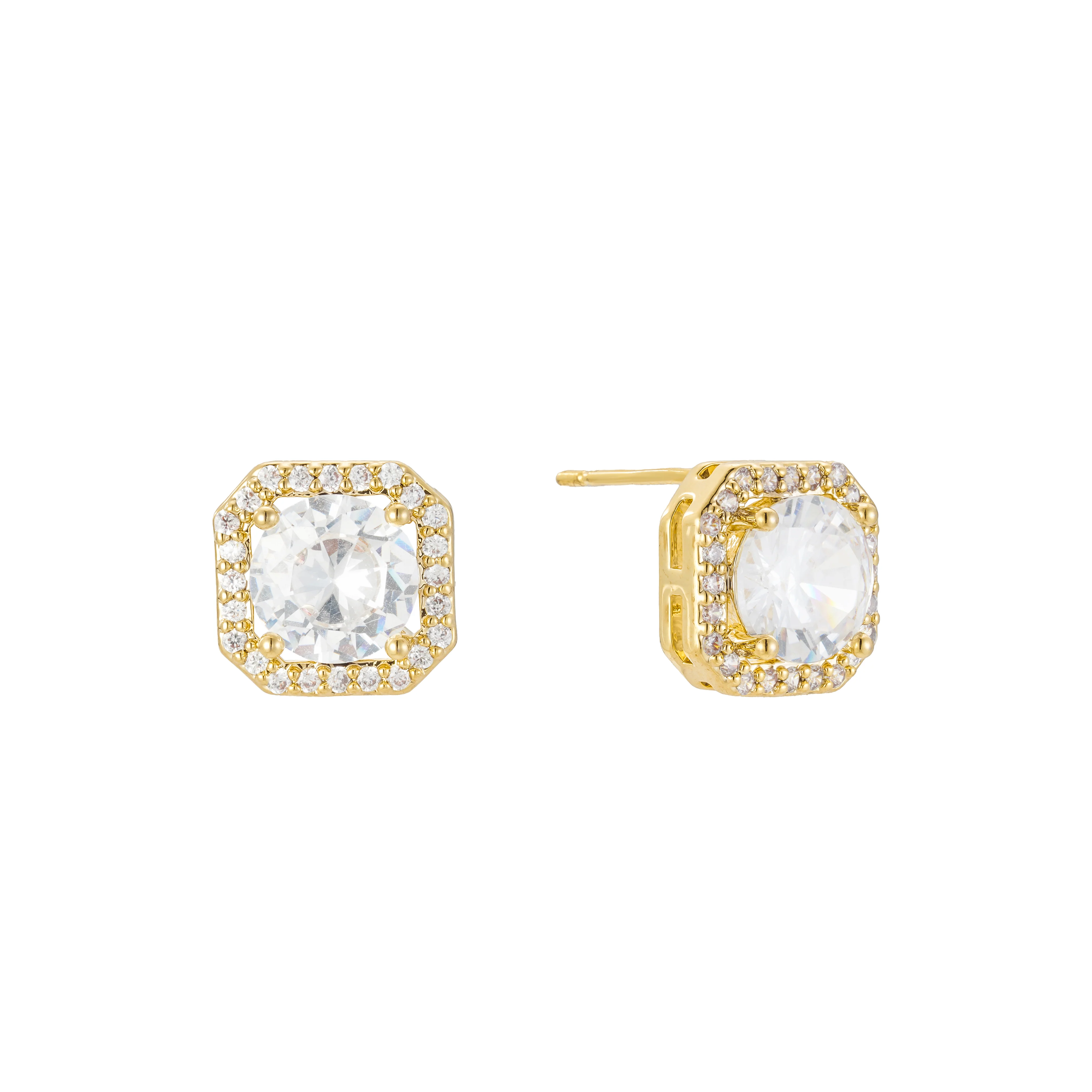 Adriana Crystal Stud Earrings - Image 5