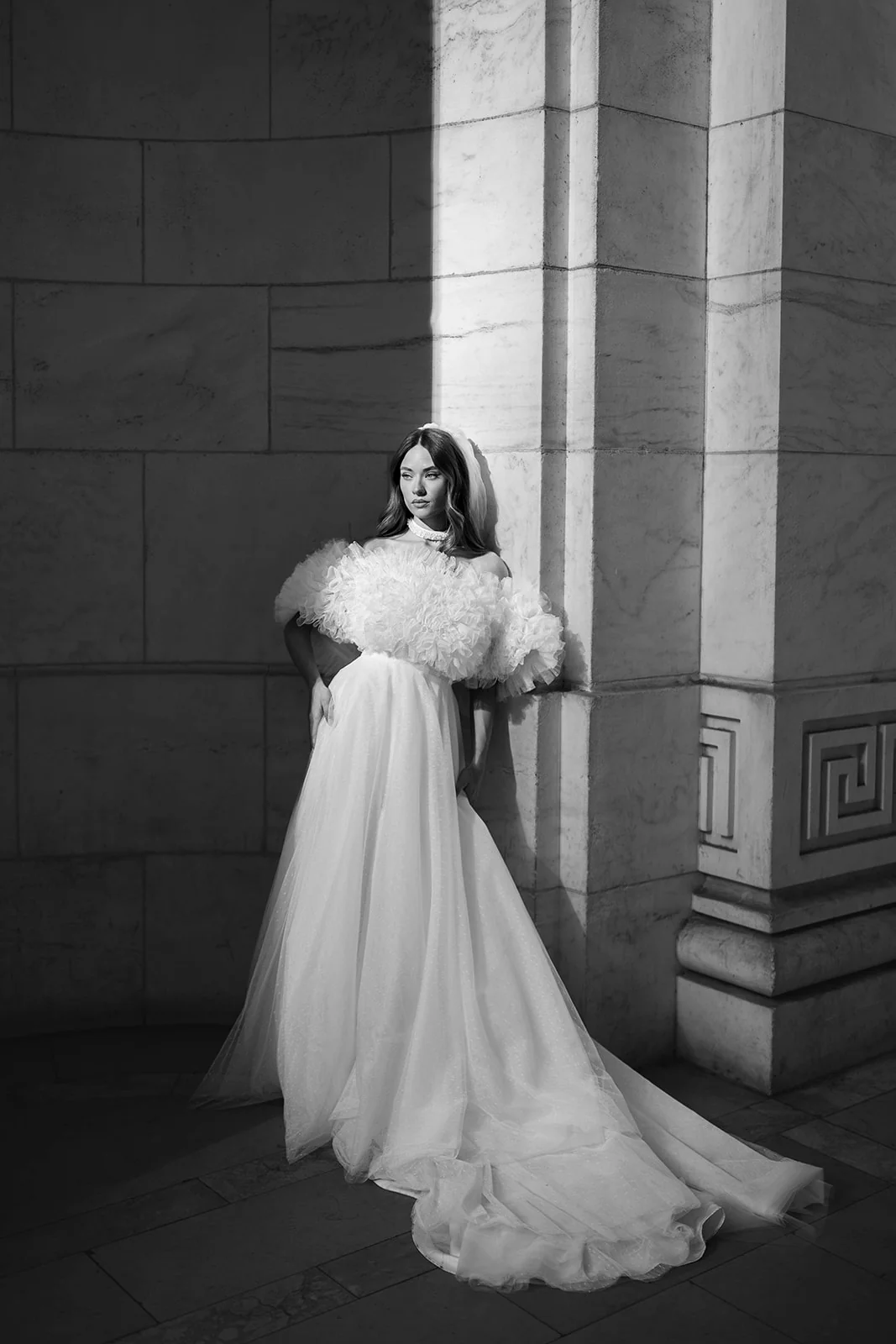 Amanda Ruffle Gown - SAMPLE SALE - Image 10