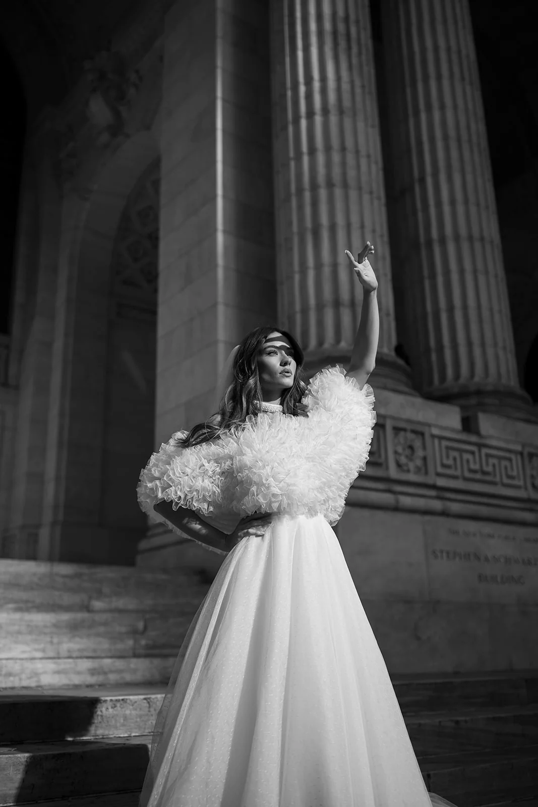 Amanda Ruffle Gown - SAMPLE SALE - Image 3
