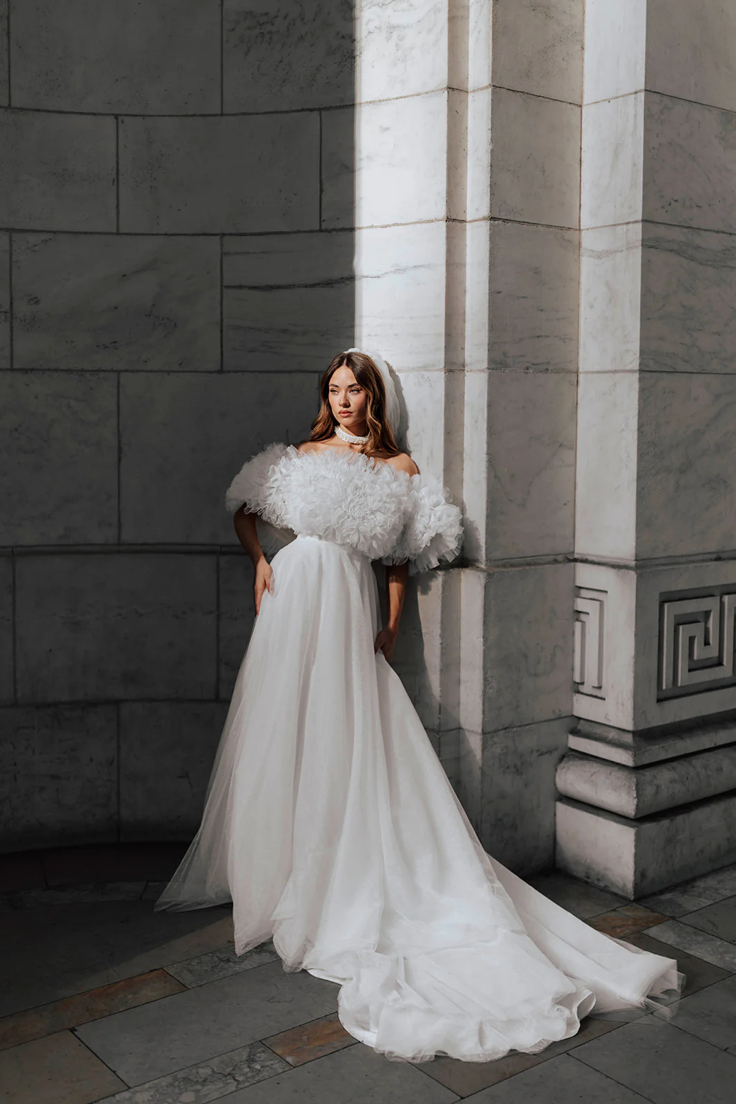 Amanda Ruffle Gown - SAMPLE SALE - Image 4