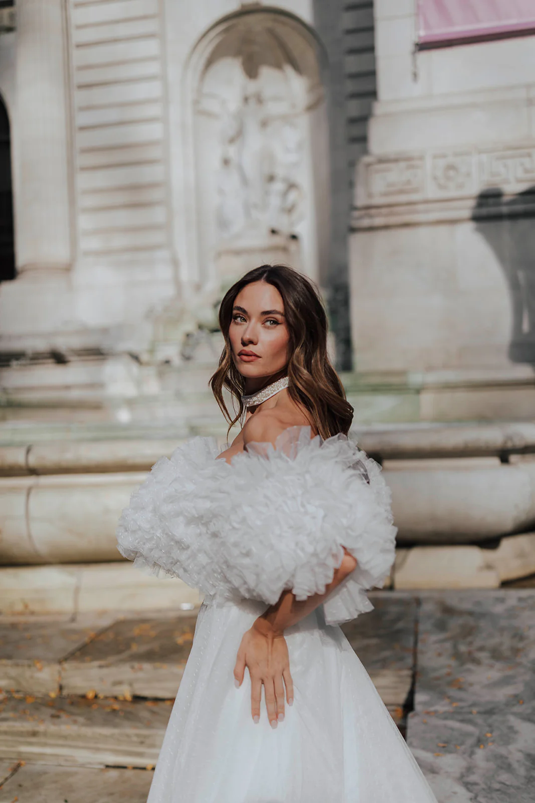 Amanda Ruffle Gown - SAMPLE SALE - Image 8