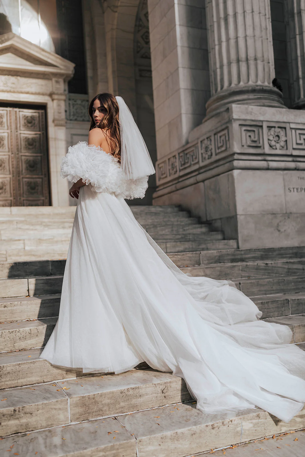 Amanda Ruffle Gown - SAMPLE SALE - Image 9