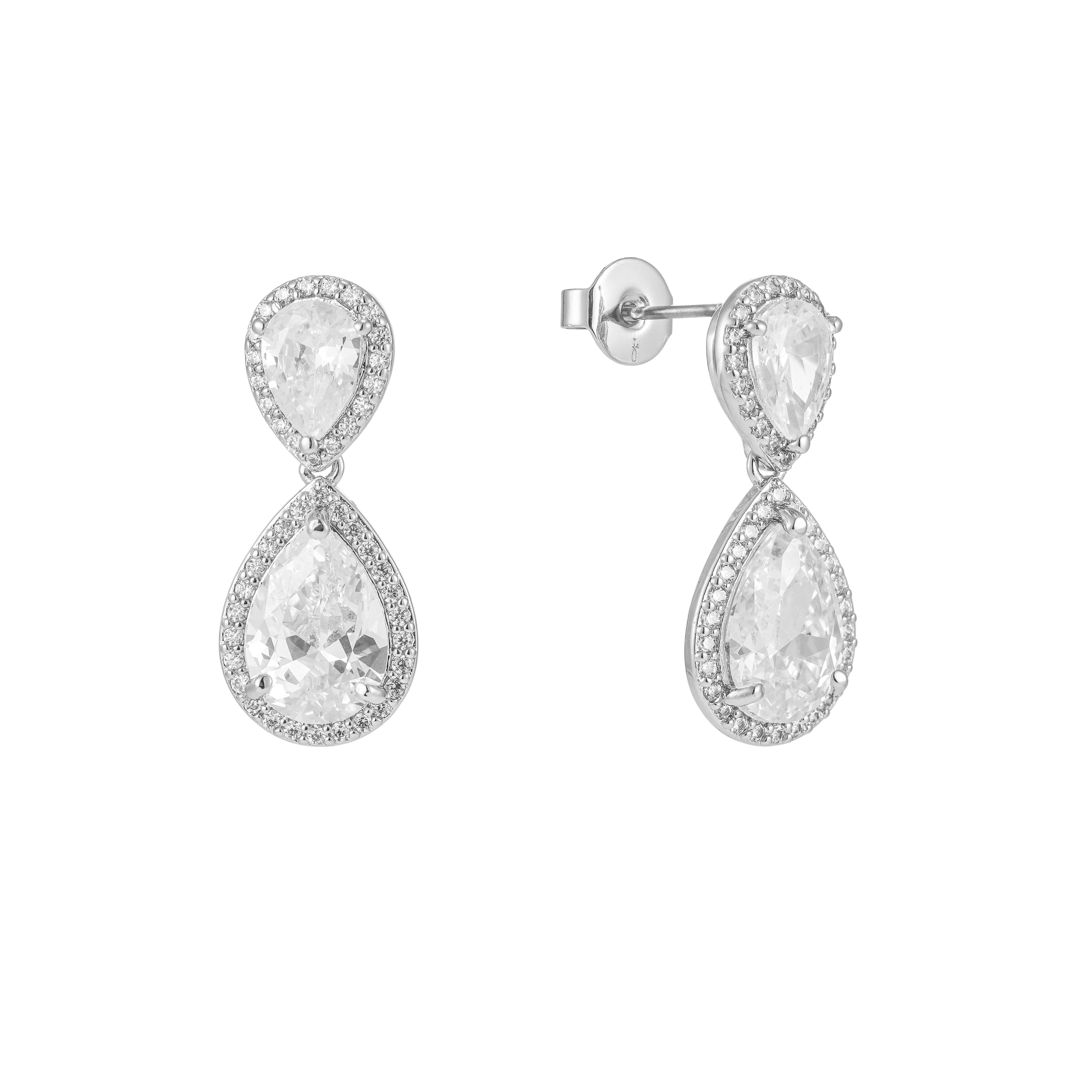 Aspen Crystal Drop Earrings - Image 6
