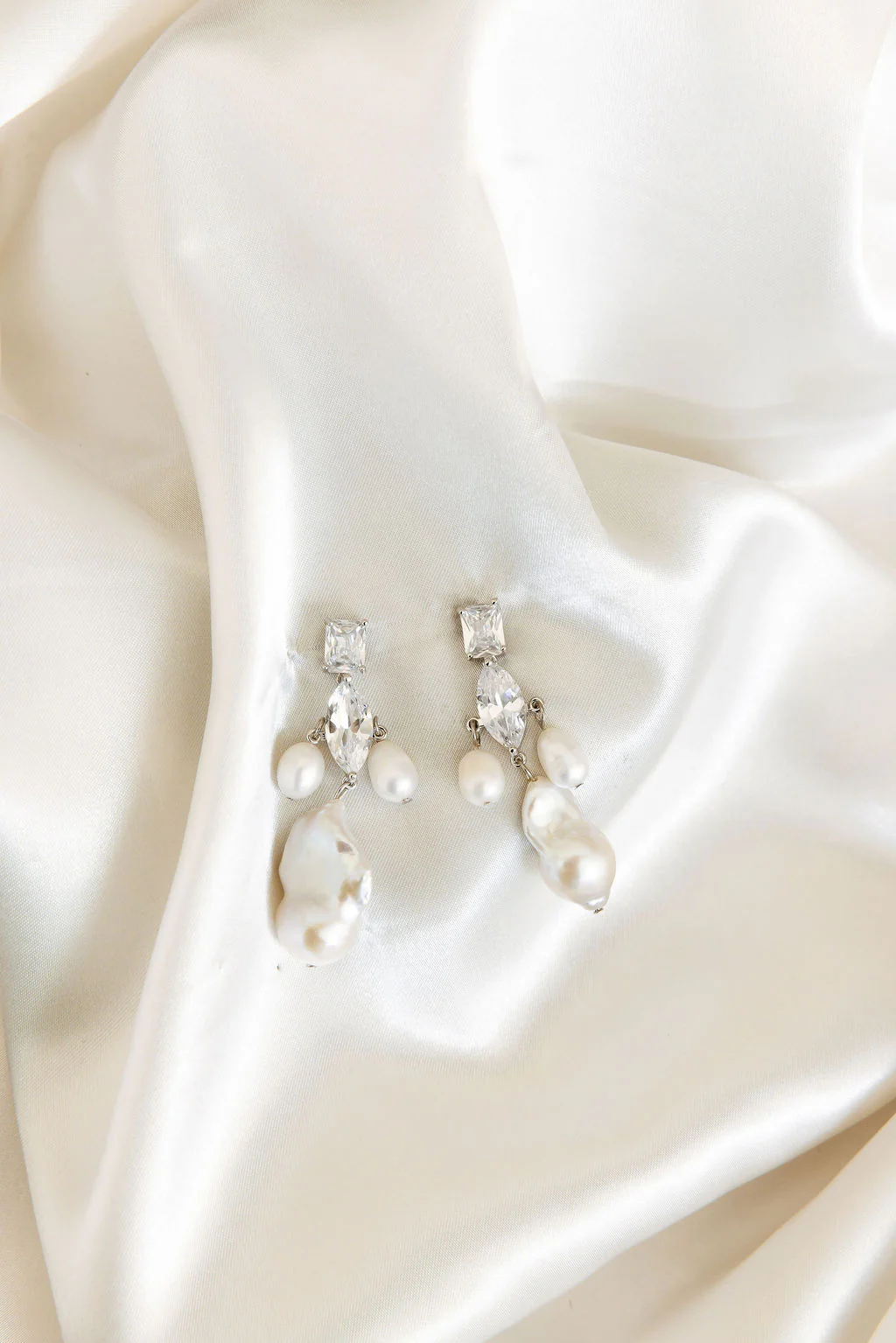 Astoria Freshwater Pearl Drop Earrings - Image 3