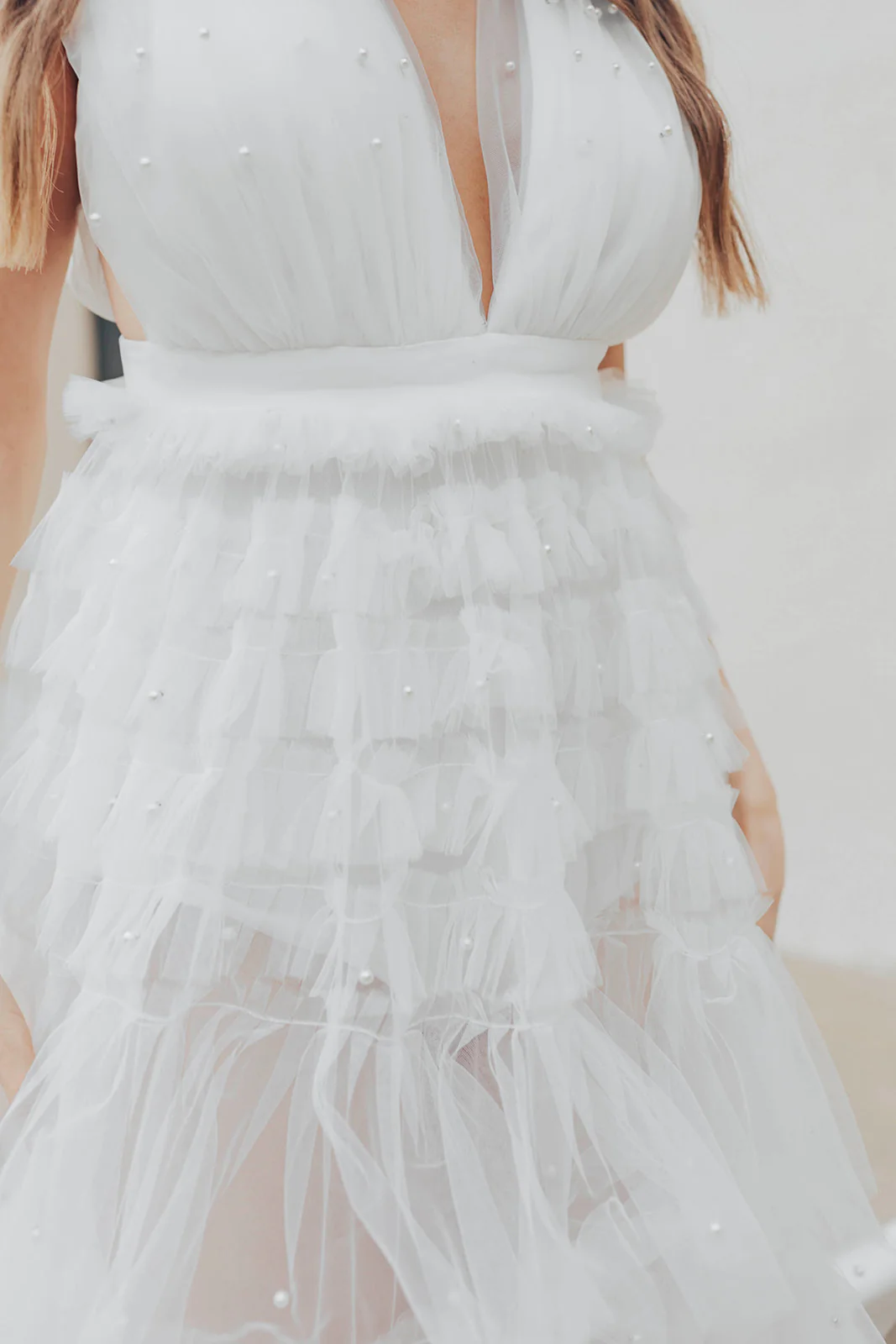 Baroness Pearl Gown - Ivory - Image 3