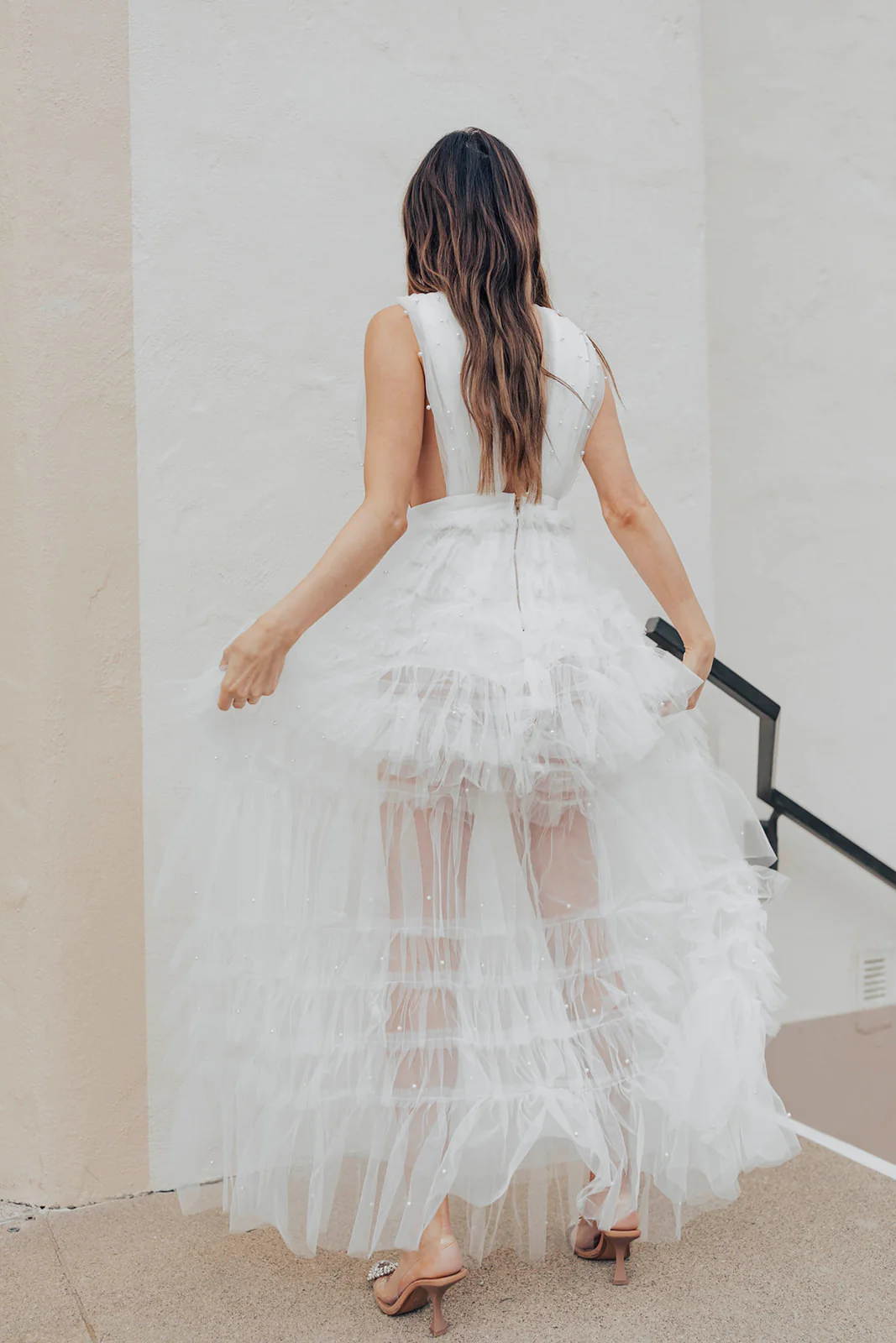 Baroness Pearl Gown - Ivory - Image 8