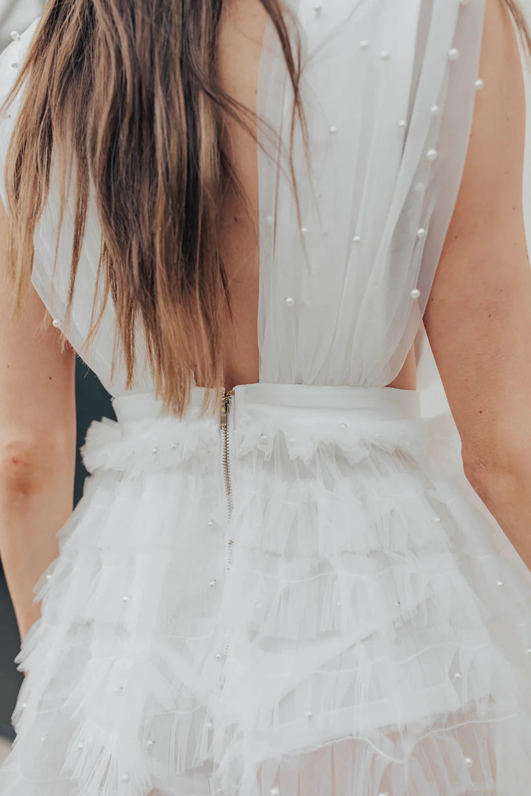 Baroness Pearl Gown - Ivory - Image 9