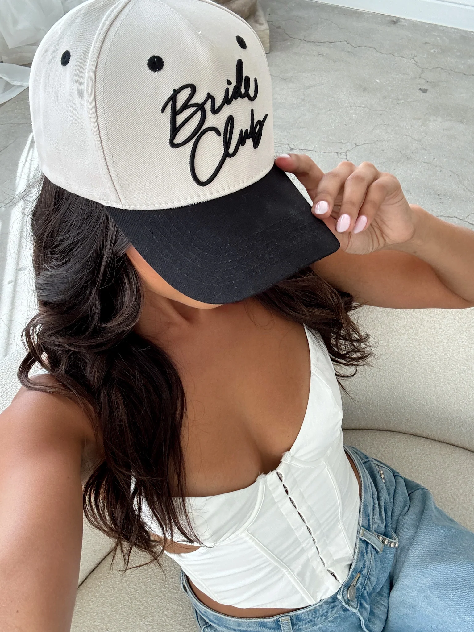 BRIDE CLUB Baseball Hat - Black - Image 3