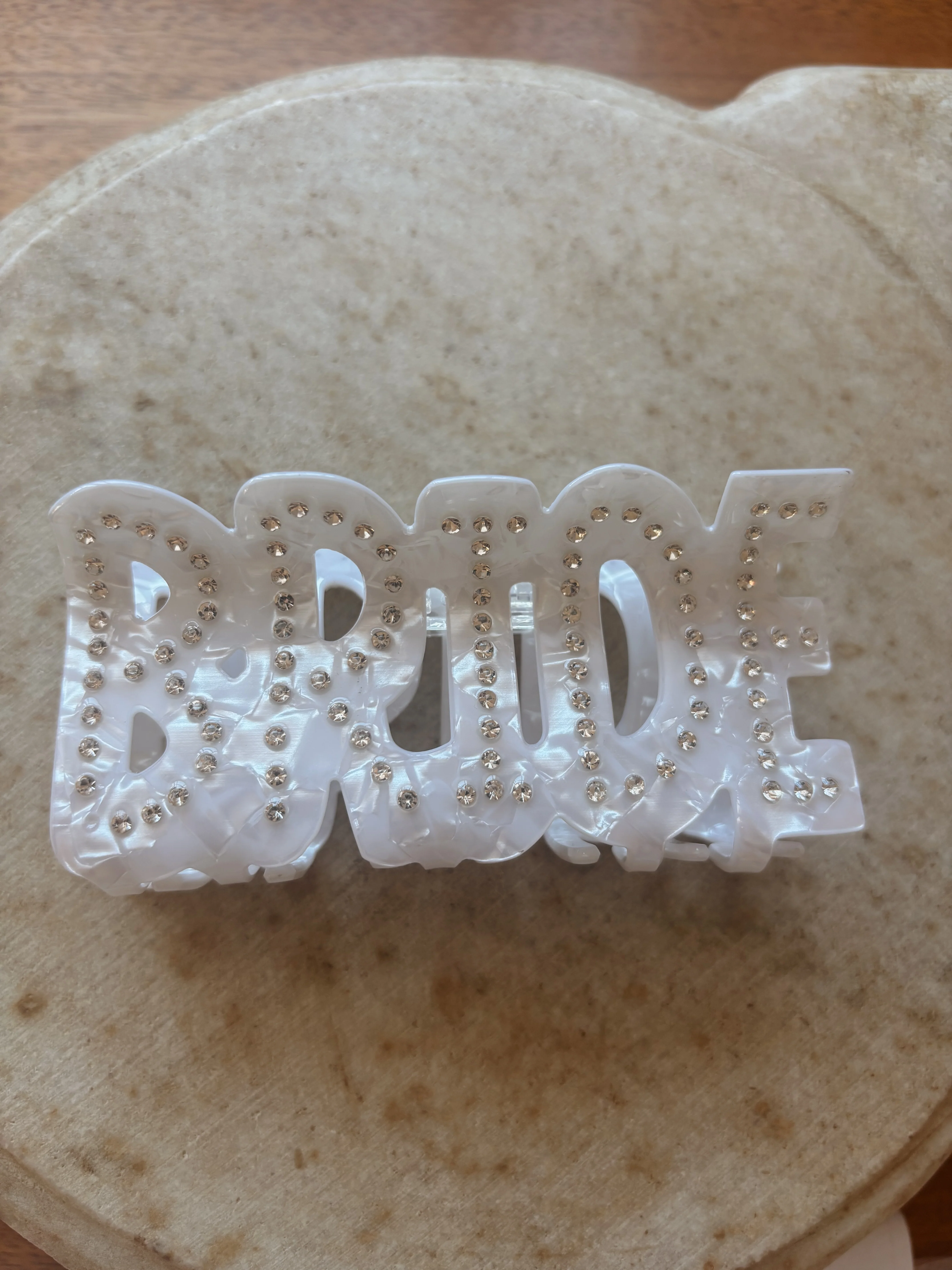 Bride Crystal Claw Clip - SAMPLE SALE