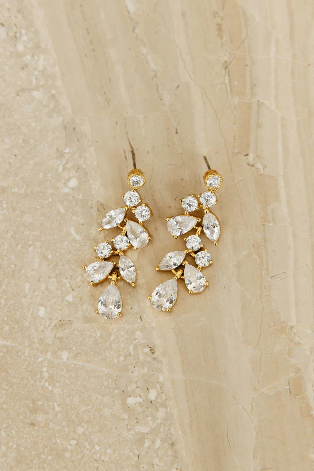 Cami Crystal Drop Earrings - Image 4