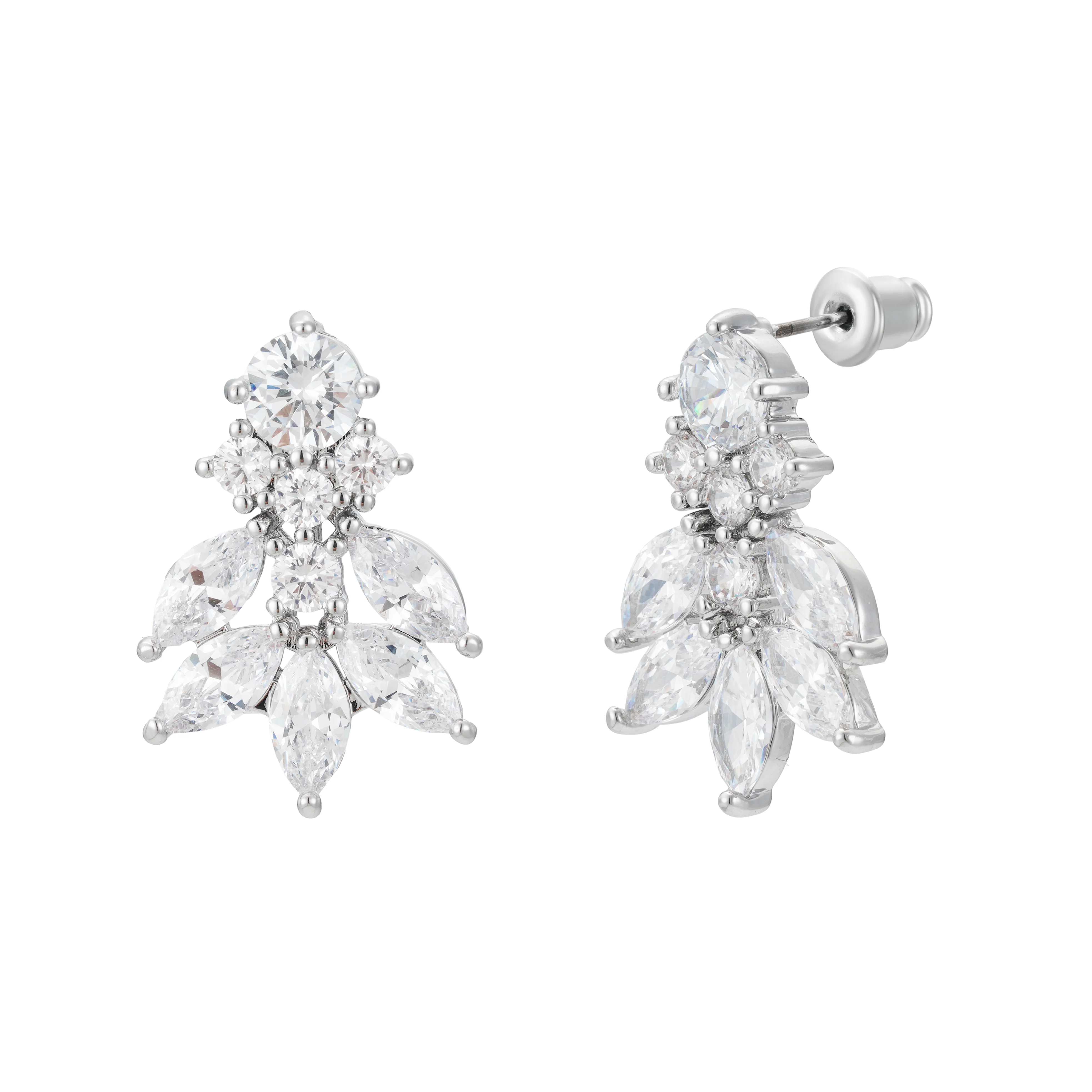 Carla Crystal Stud Earrings - Image 6