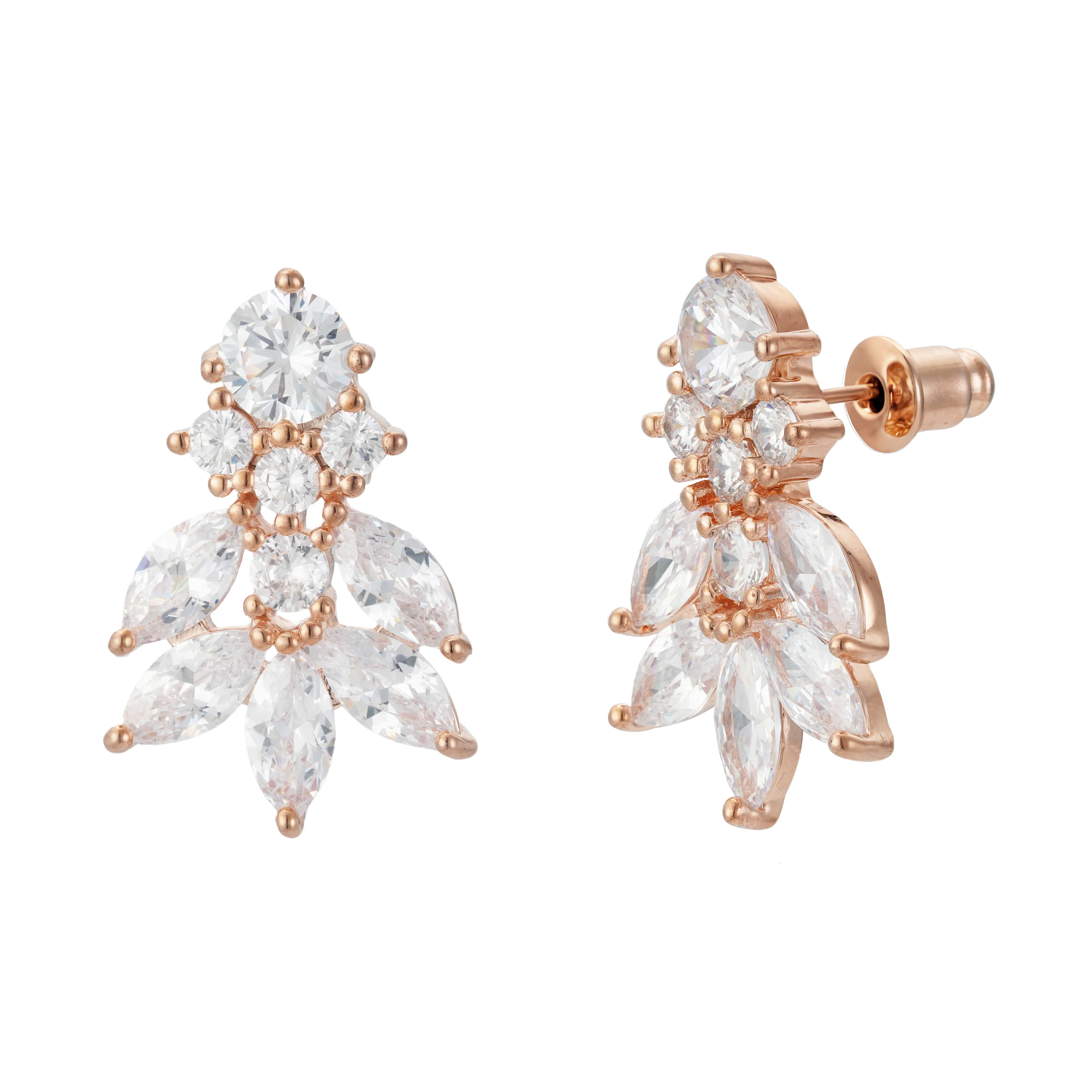 Carla Crystal Stud Earrings - Image 8