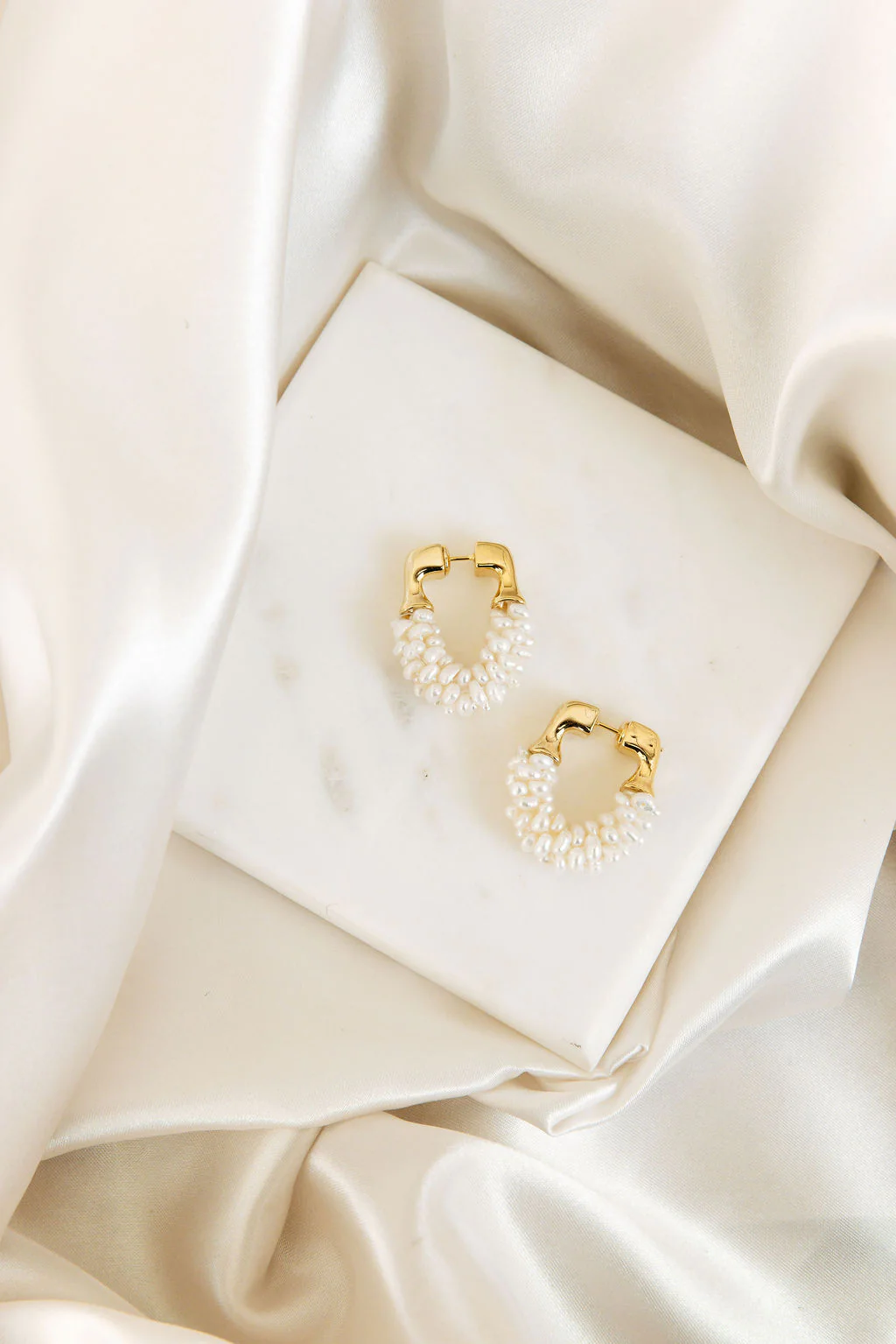 Chateau Pearl Hoops - Image 2