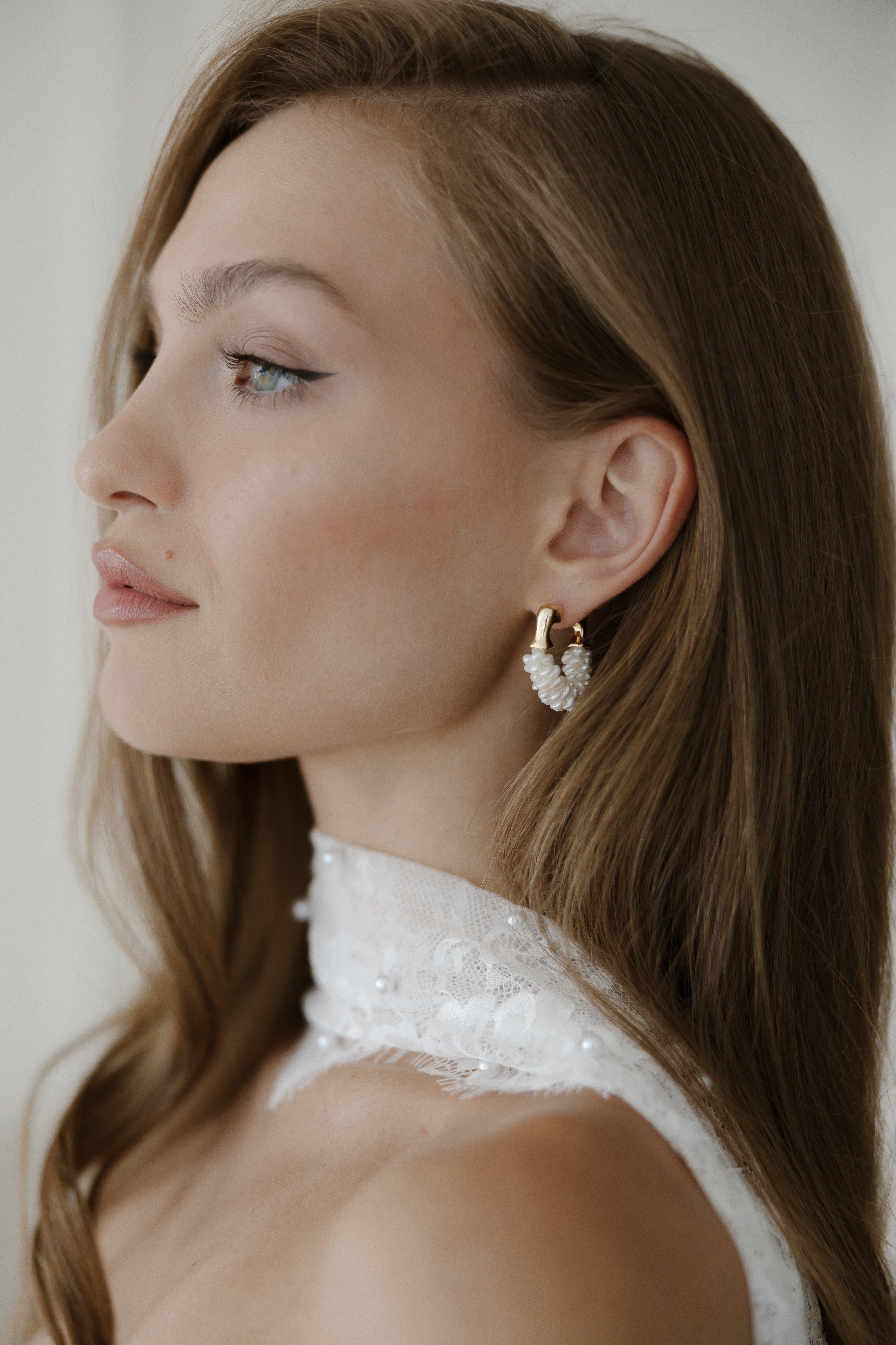 Chateau Pearl Hoops - Image 3