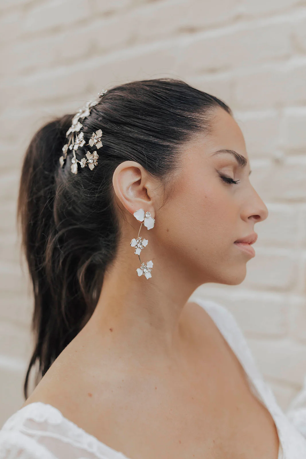 Cove Crystal Statement Earrings - Image 4