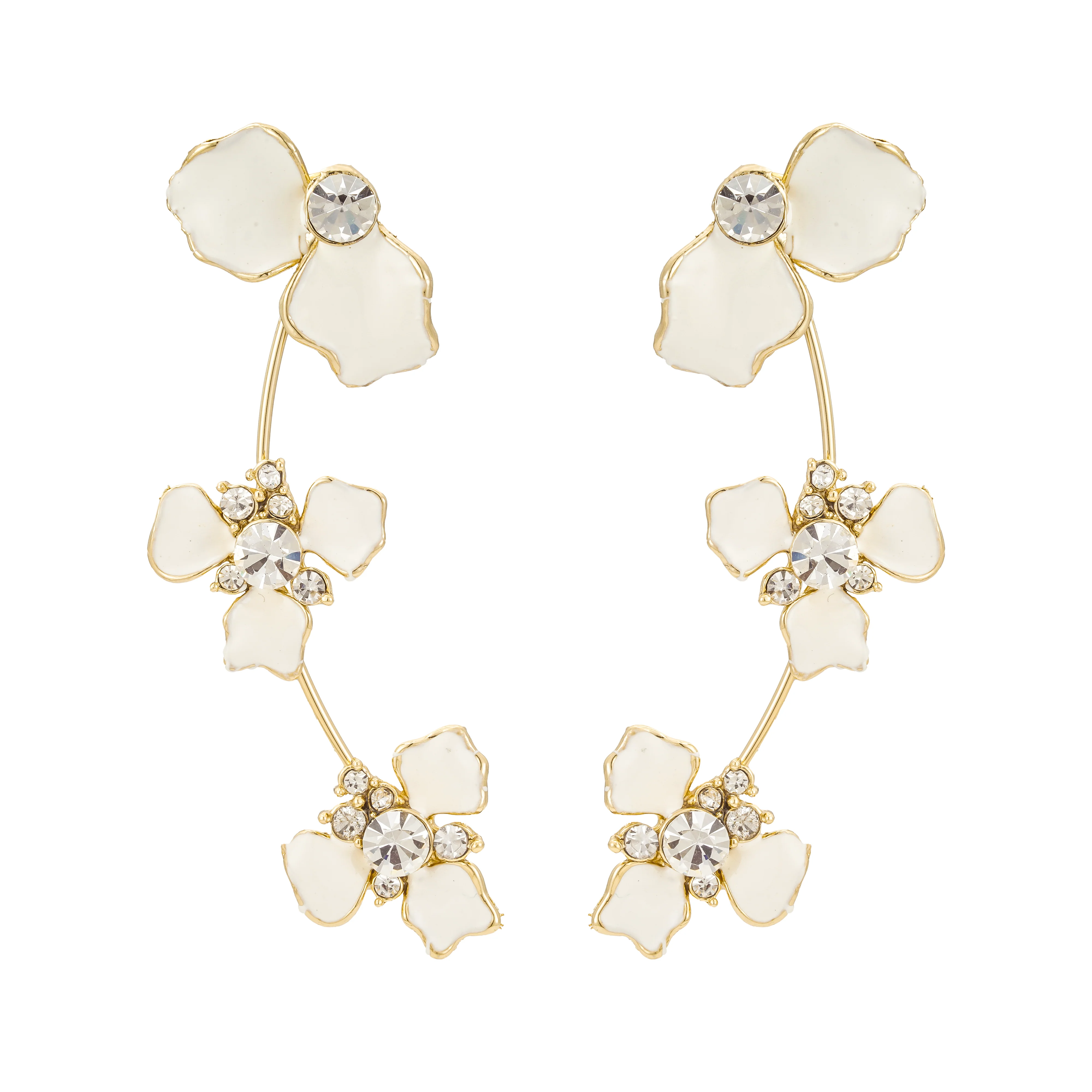 Cove Crystal Statement Earrings - Image 8