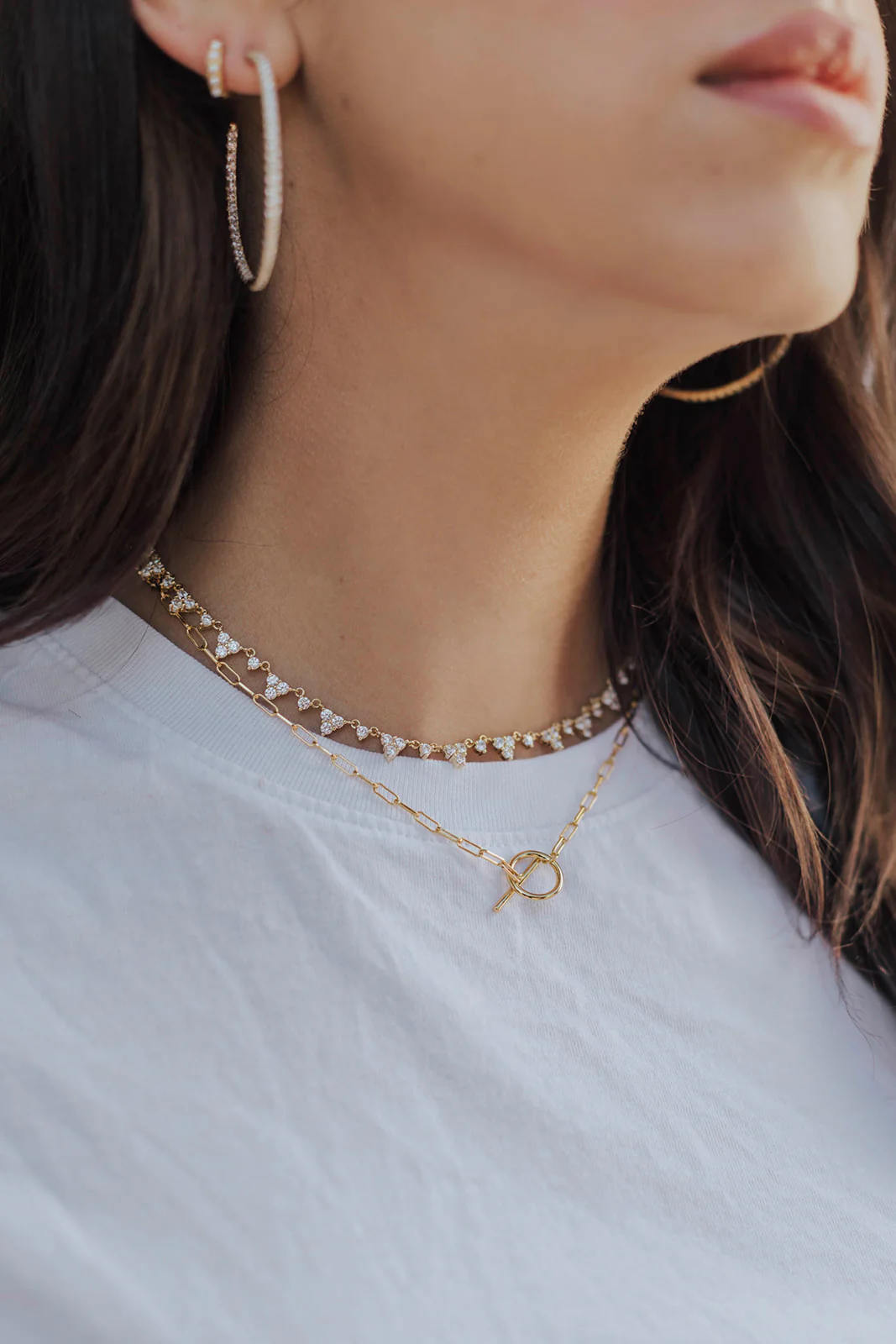 Dana Pave Choker Necklace - Image 3