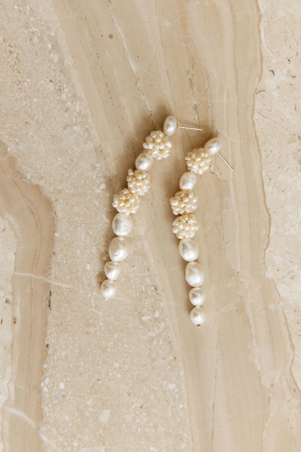 Darcy Freshwater Pearl Drop Earrings - Image 2
