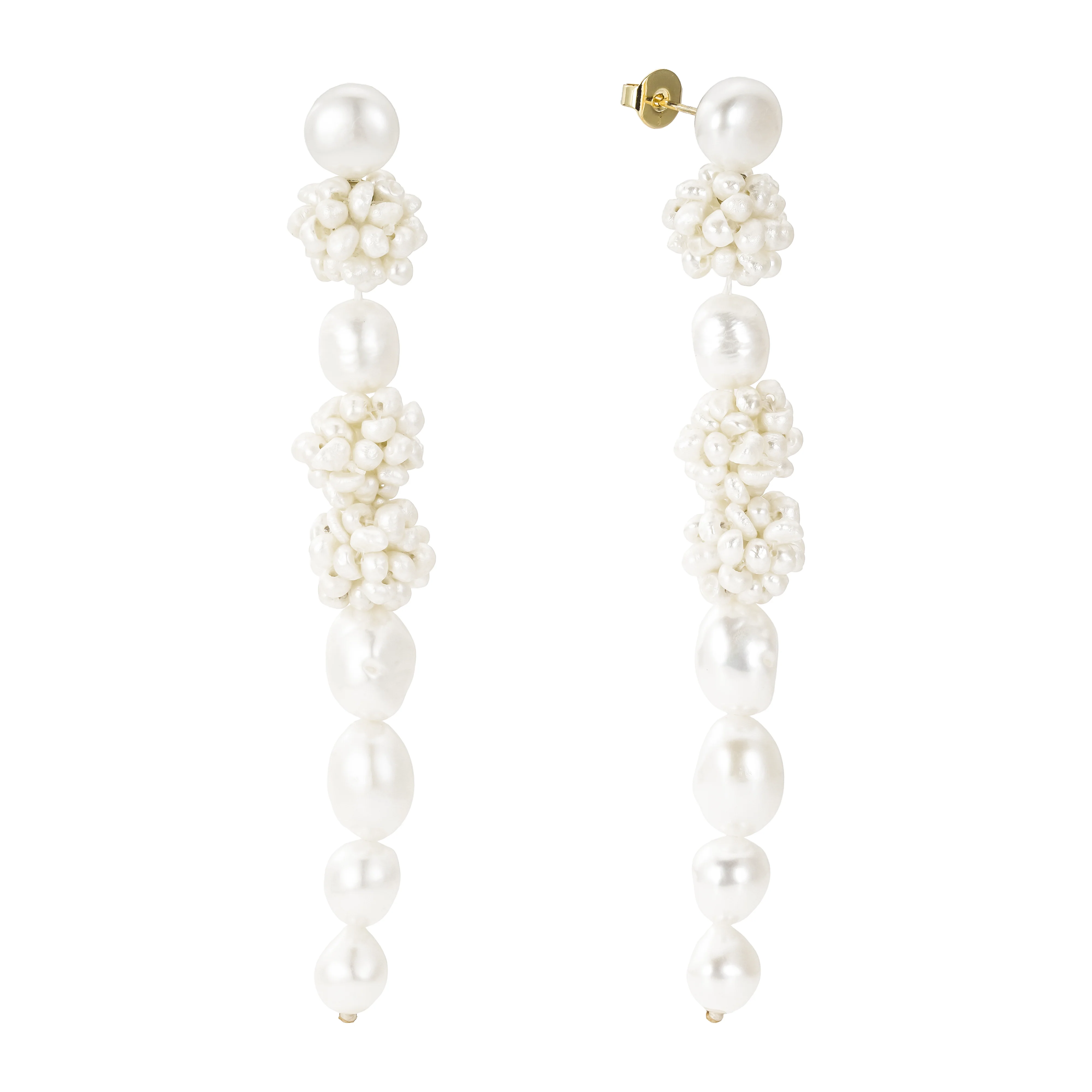 Darcy Freshwater Pearl Drop Earrings - Image 7