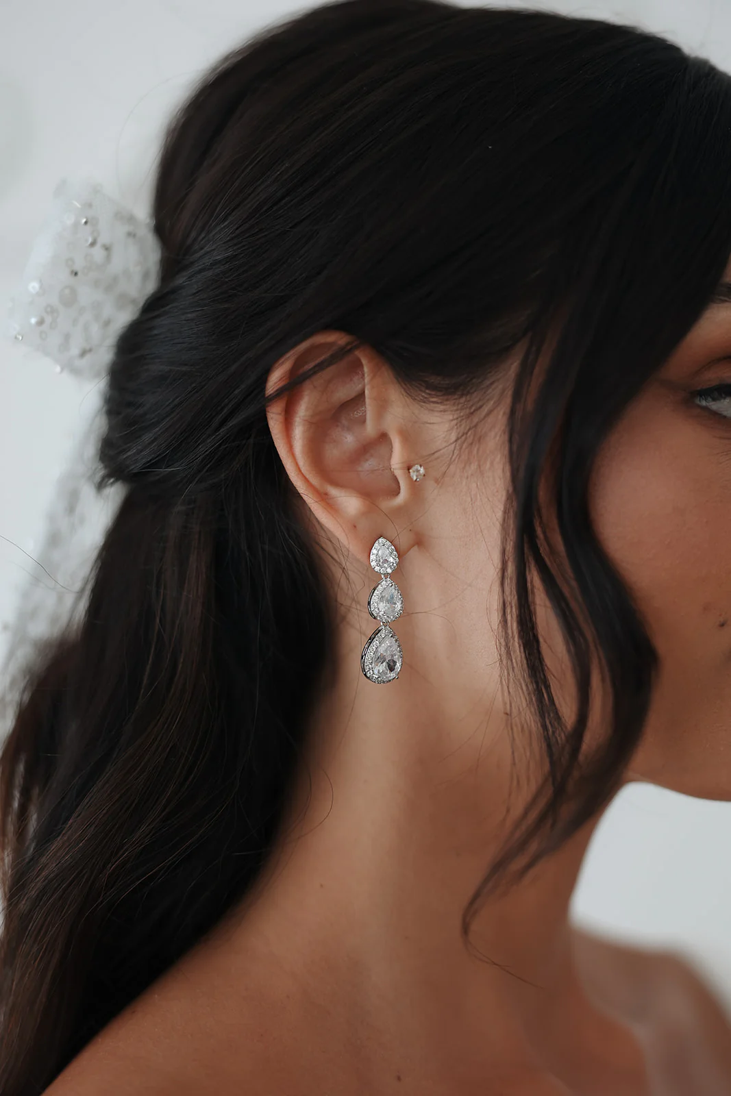 Dynasty Crystal Drop Earrings - Image 3