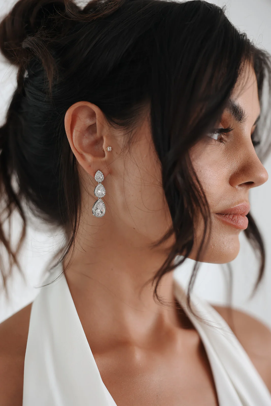 Dynasty Crystal Drop Earrings - Image 4