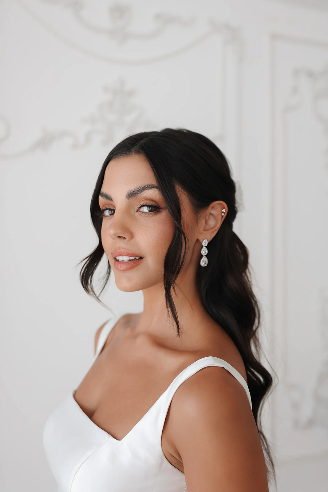 Dynasty Crystal Drop Earrings - Image 6