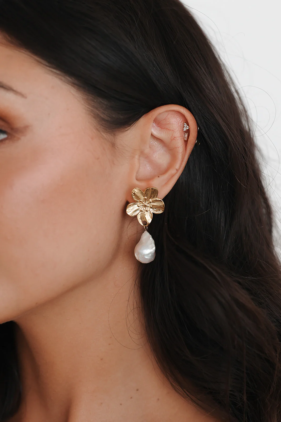 Elise Baroque Drop Earrings