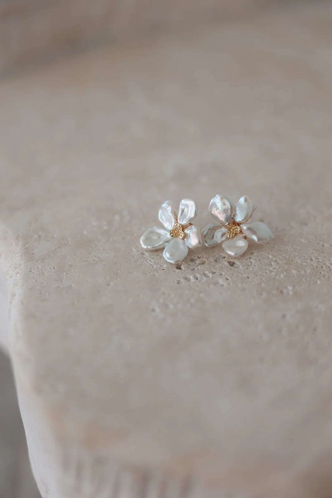Elodie Baroque Stud Earrings - Image 4
