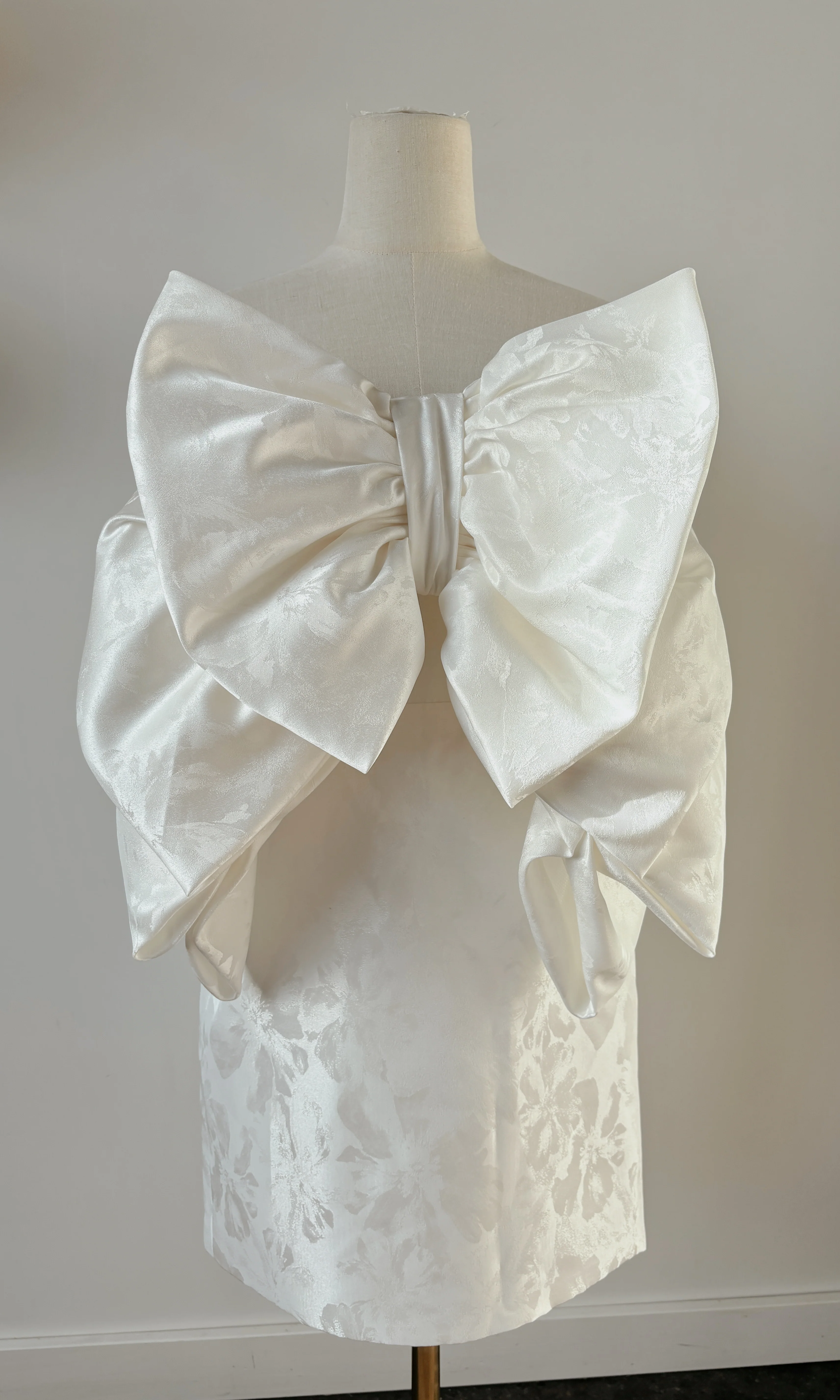 Floral Bow Bodice Mini Dress - SAMPLE SALE - Image 2