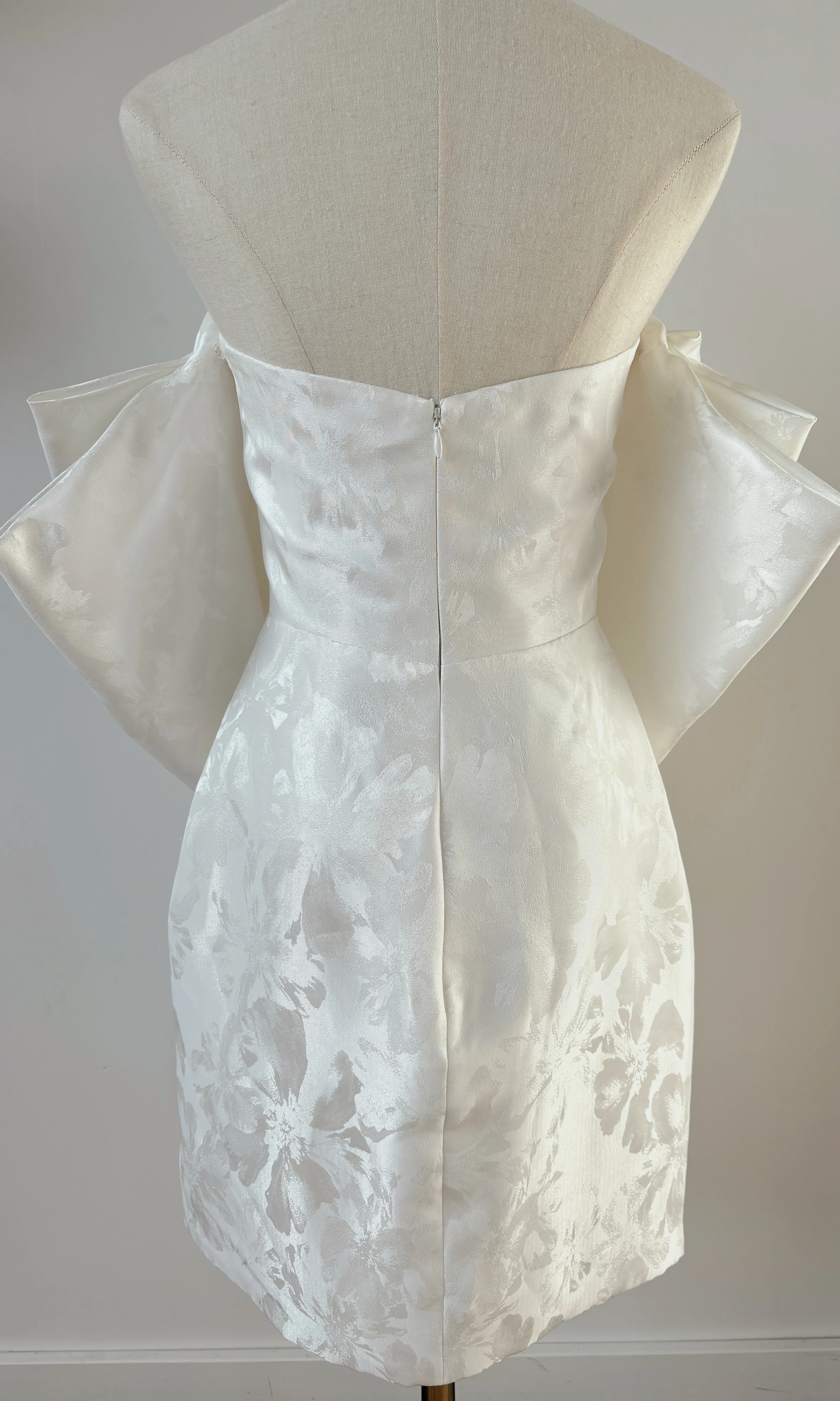 Floral Bow Bodice Mini Dress - SAMPLE SALE - Image 3