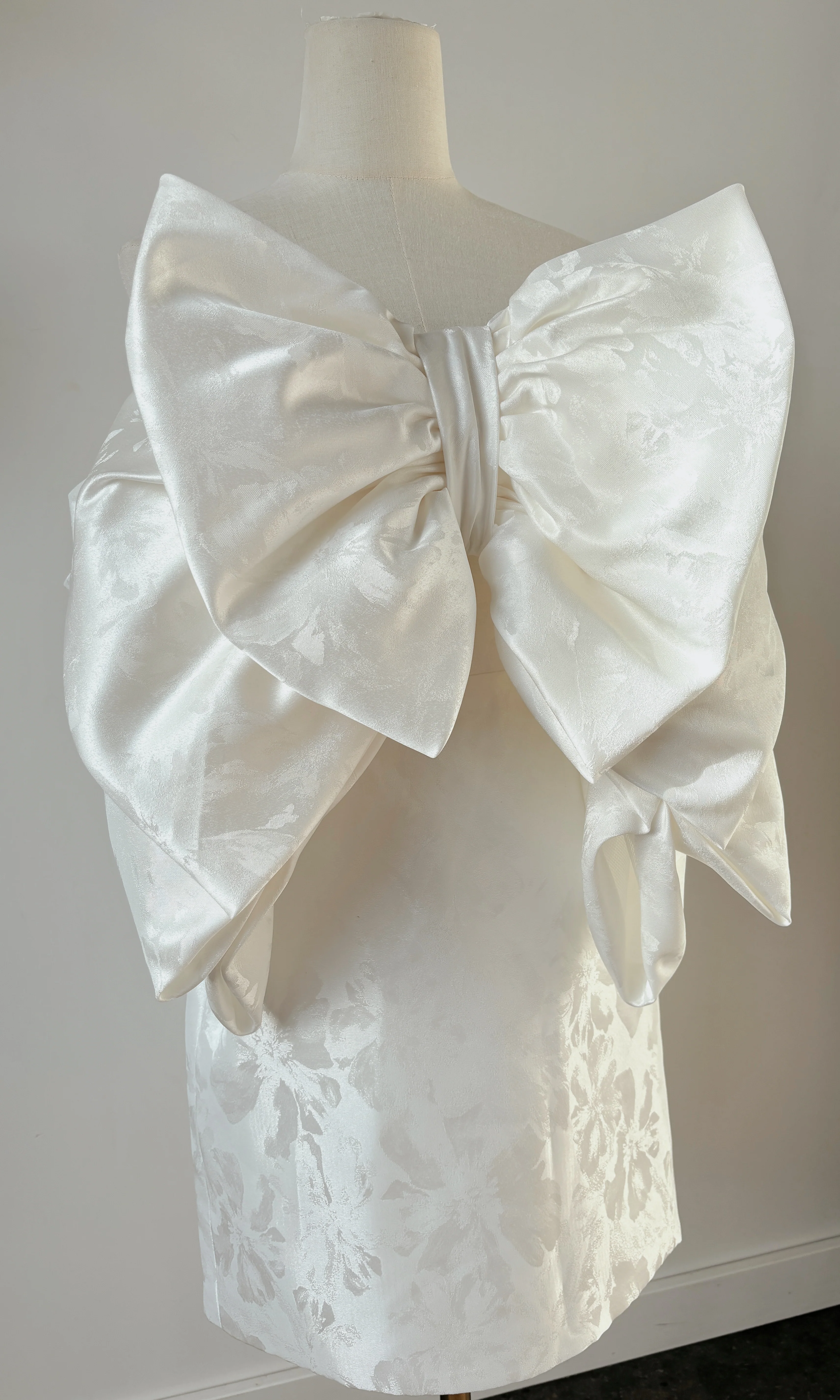 Floral Bow Bodice Mini Dress - SAMPLE SALE - Image 4