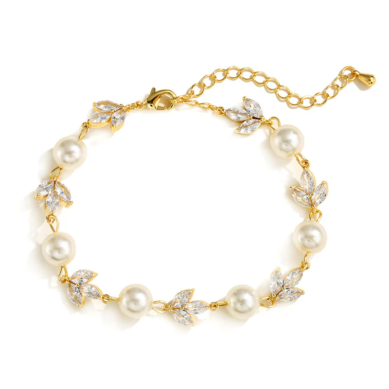 Forever Pearl and Crystal Bracelet - Image 3
