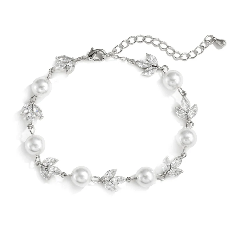 Forever Pearl and Crystal Bracelet - Image 6