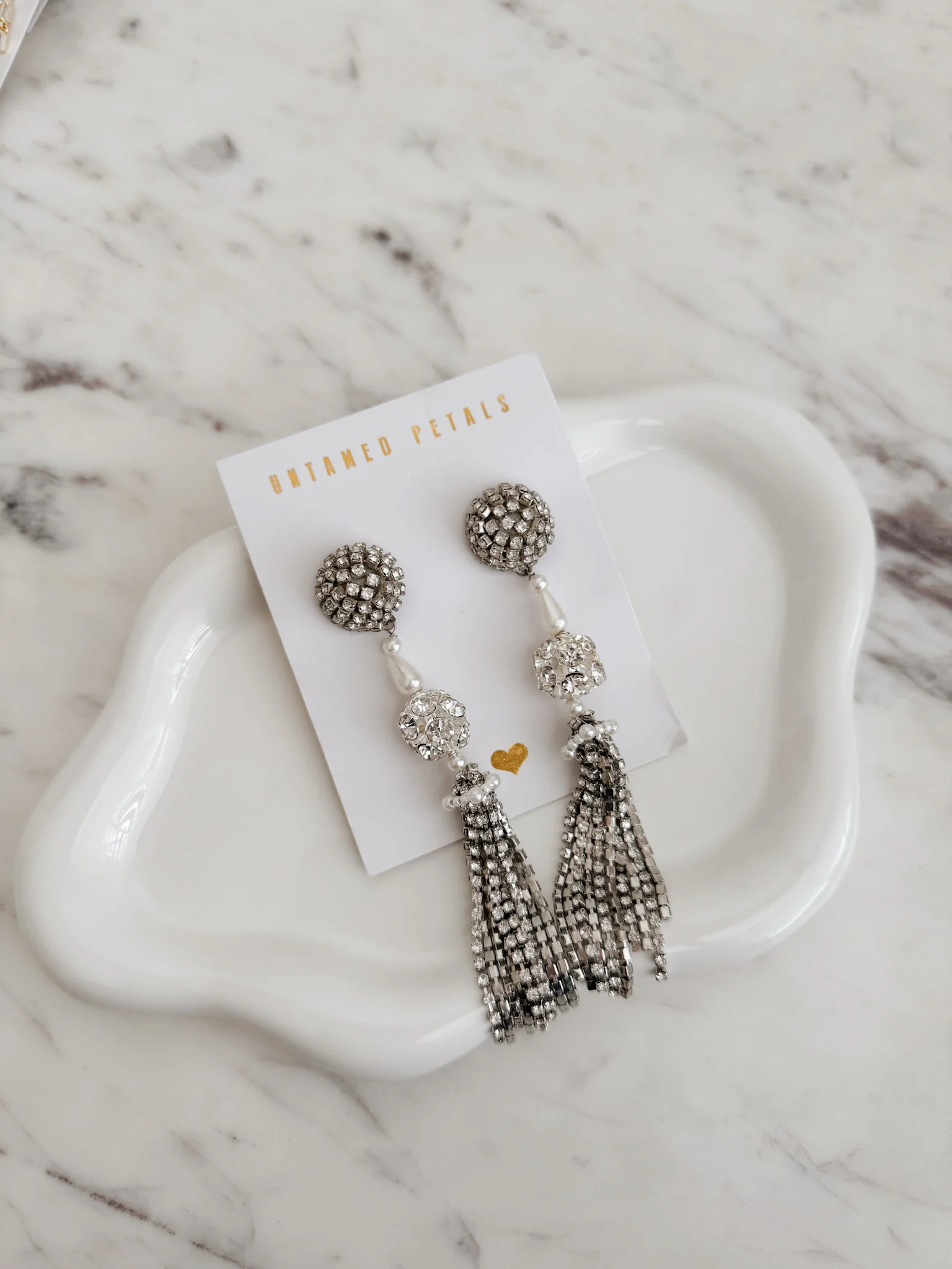 Gia Drop Earrings - SAMPLE SALE - Image 2