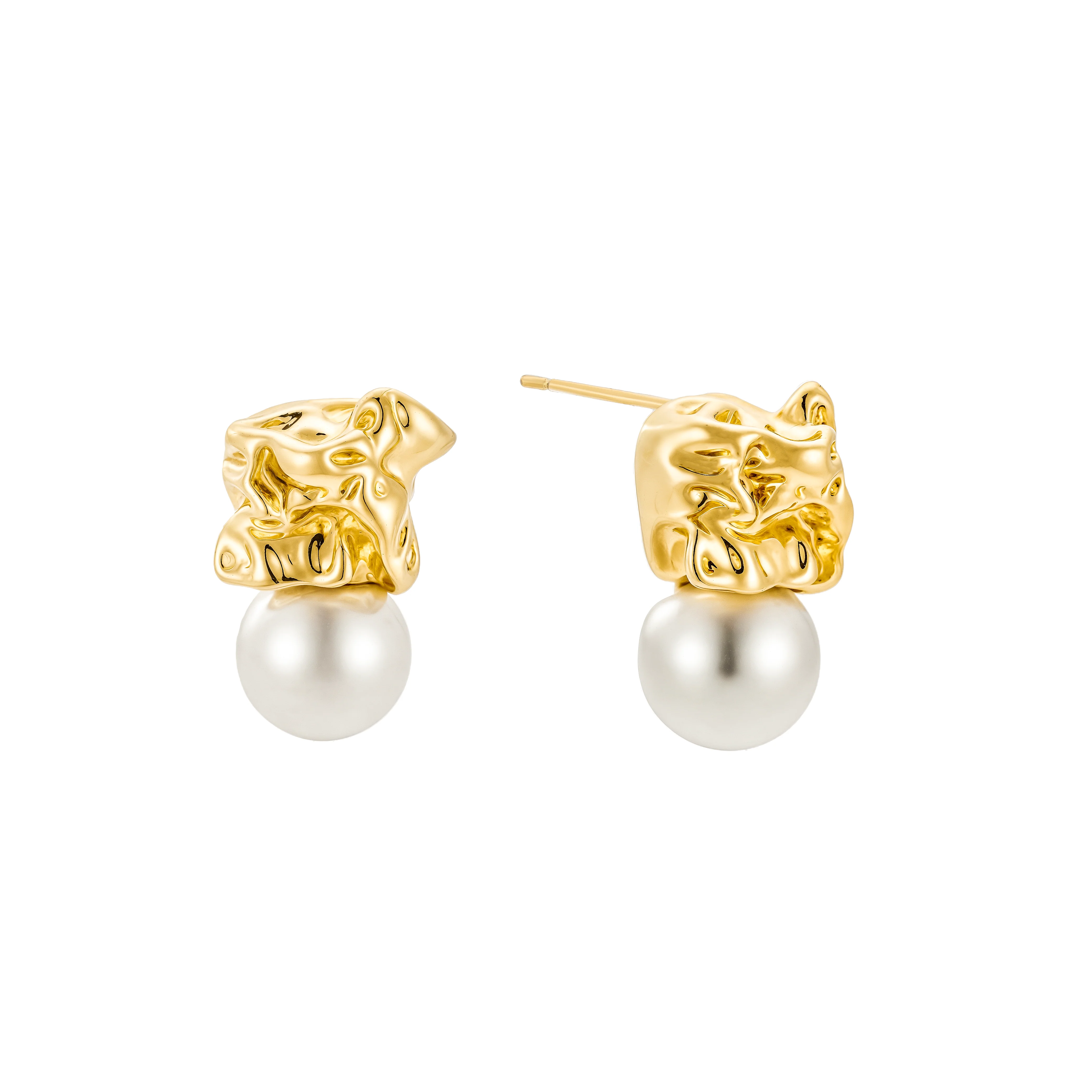 Gossamer Pearl Drop Earrings - Image 4