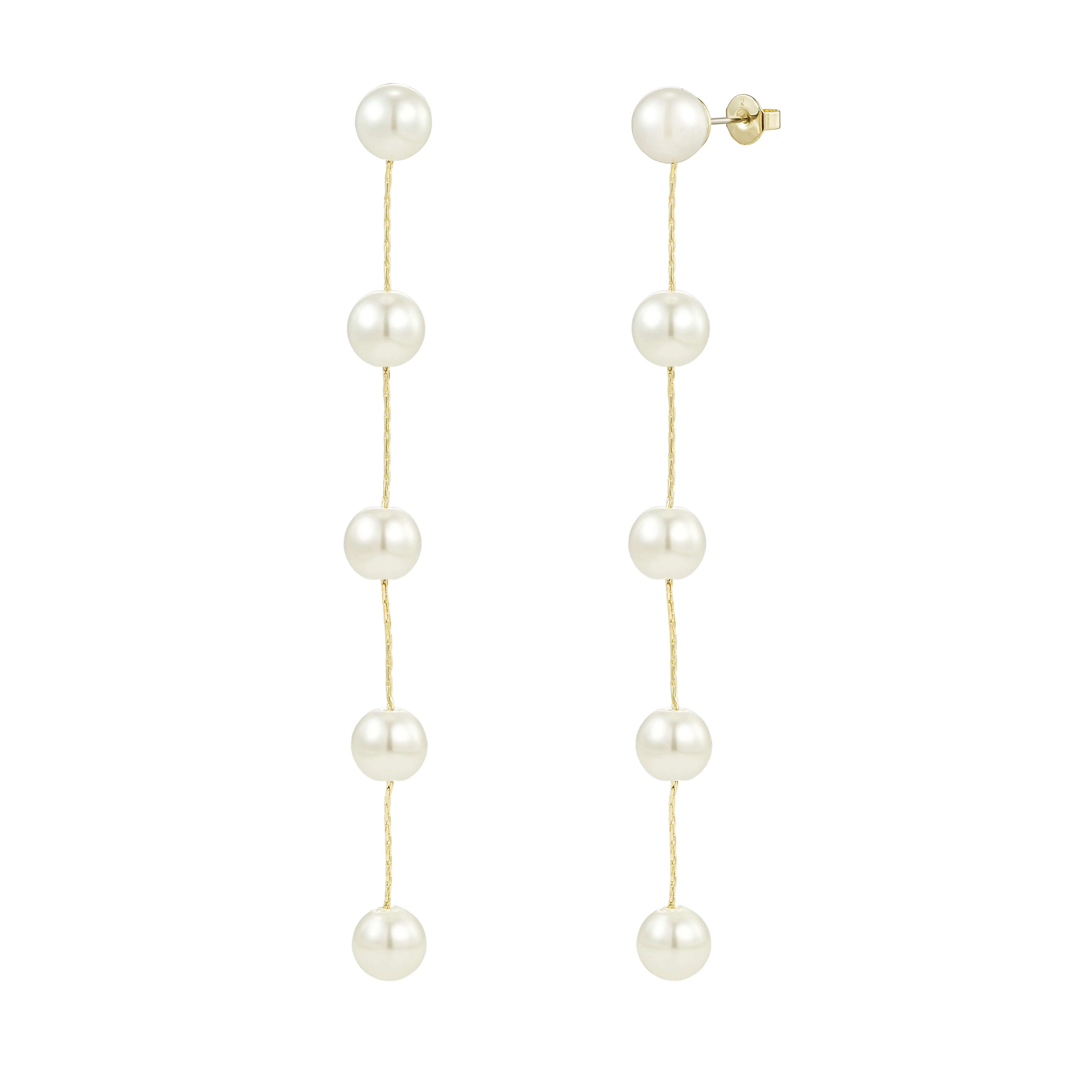 Harper Pearl Drop Earrings - Image 5