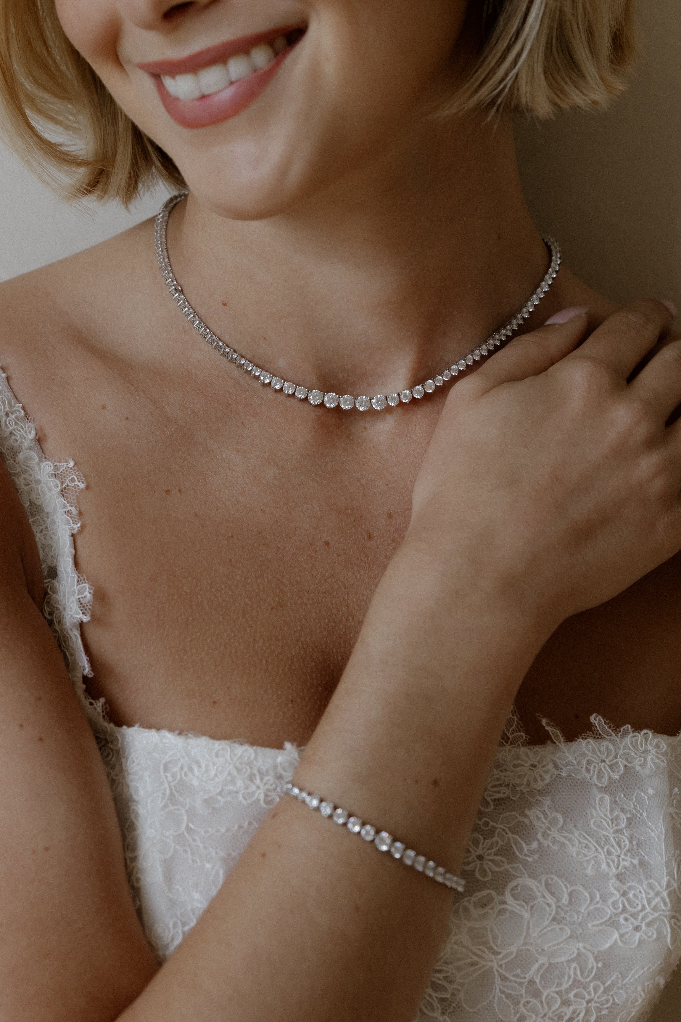 High Society Tennis Necklace - Image 4