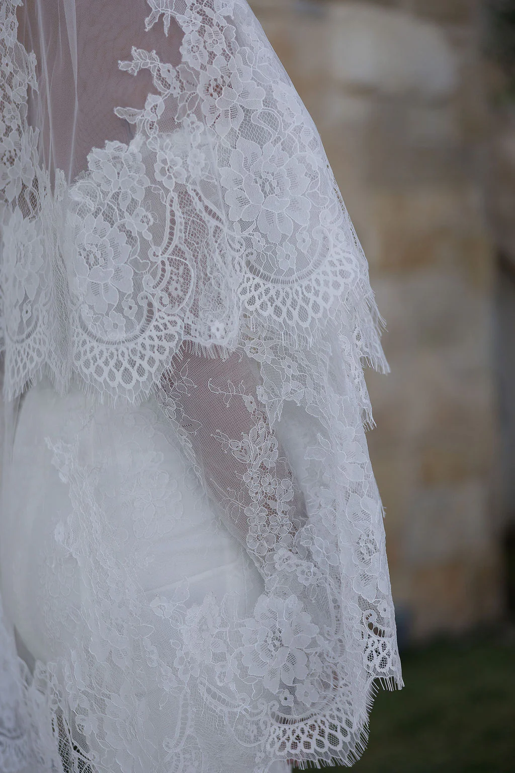 Keepsake Two-Tier Fingertip Veil - Image 12