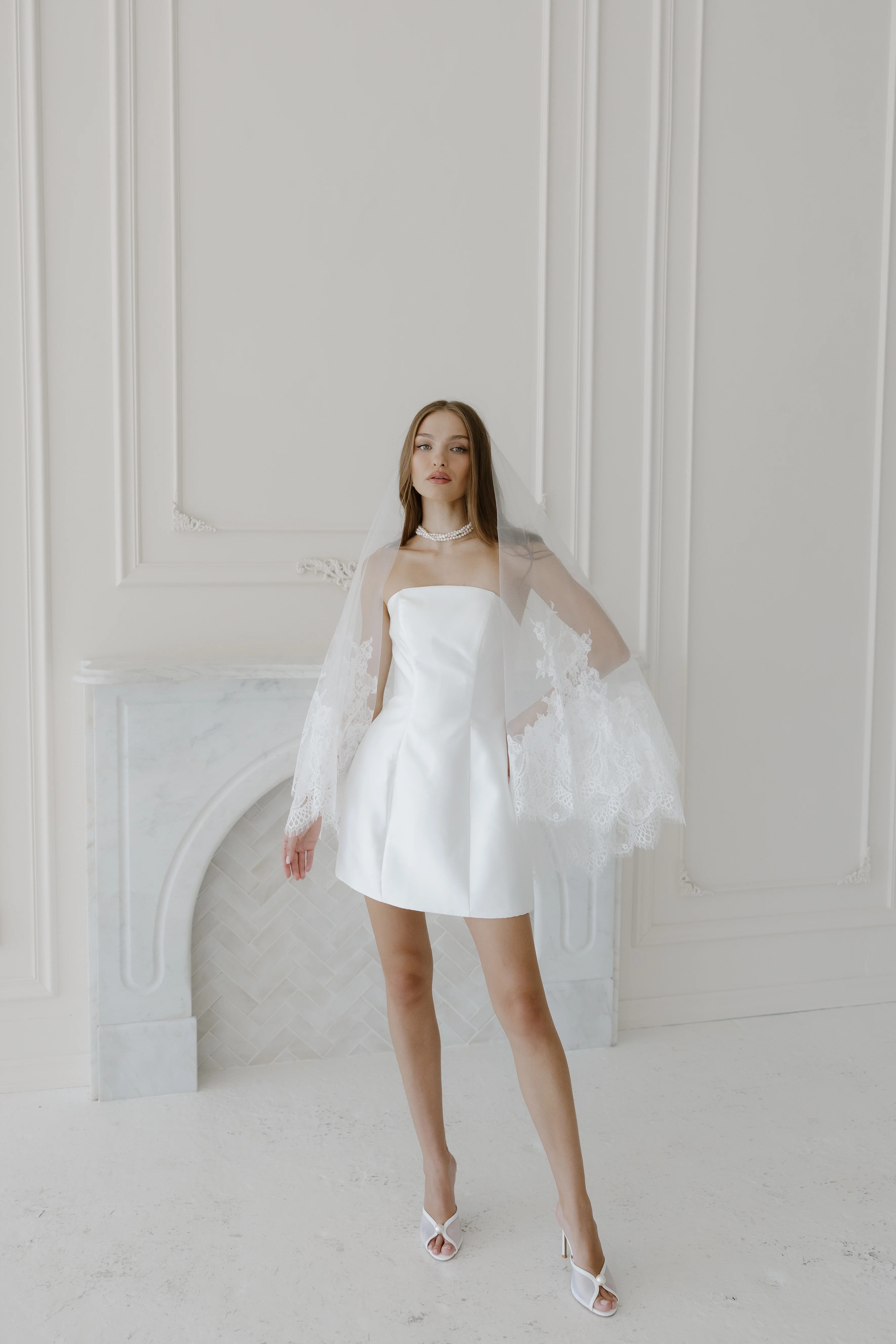 Keepsake Two-Tier Fingertip Veil - Image 7