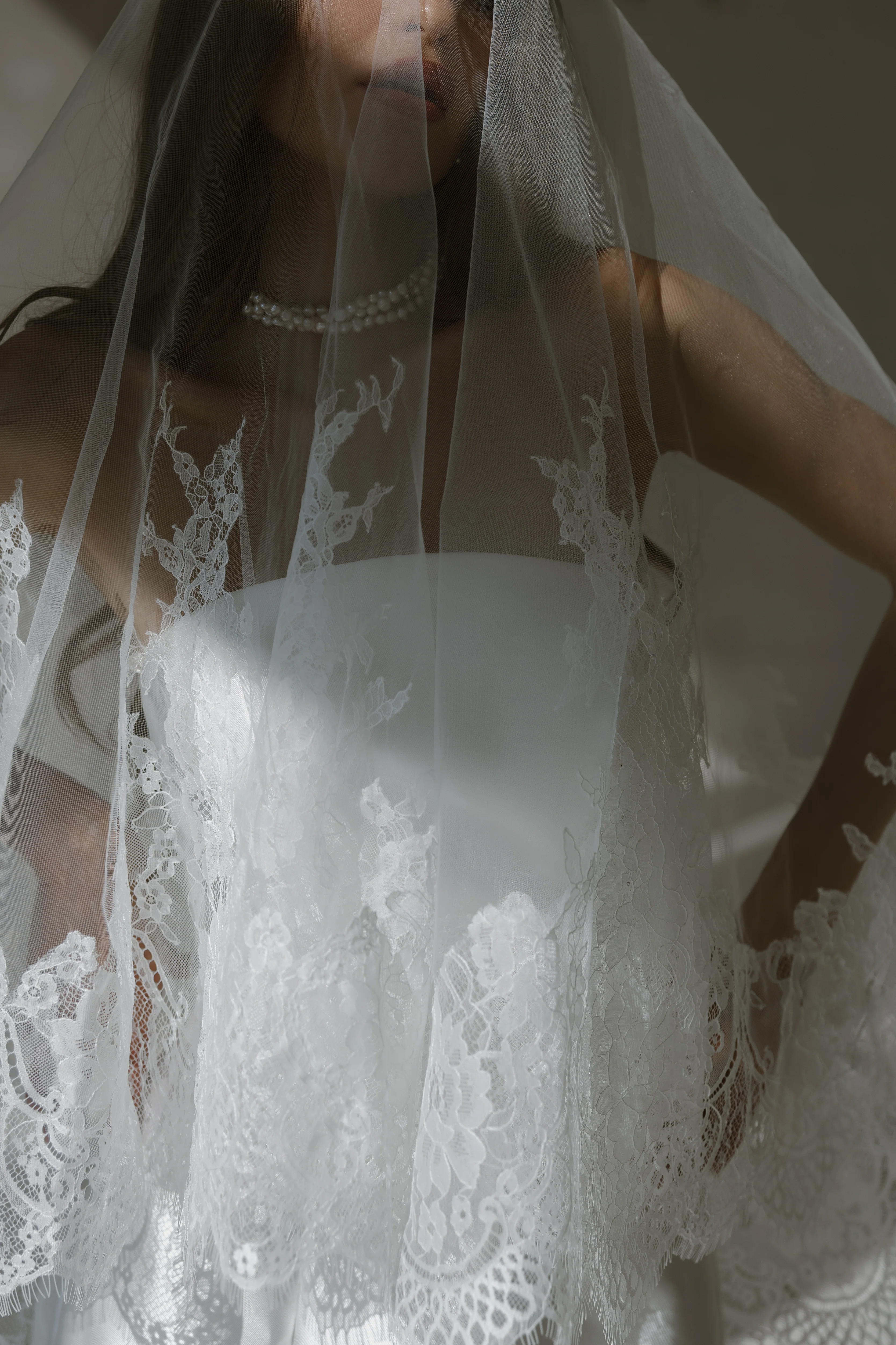 Keepsake Two-Tier Fingertip Veil - Image 8