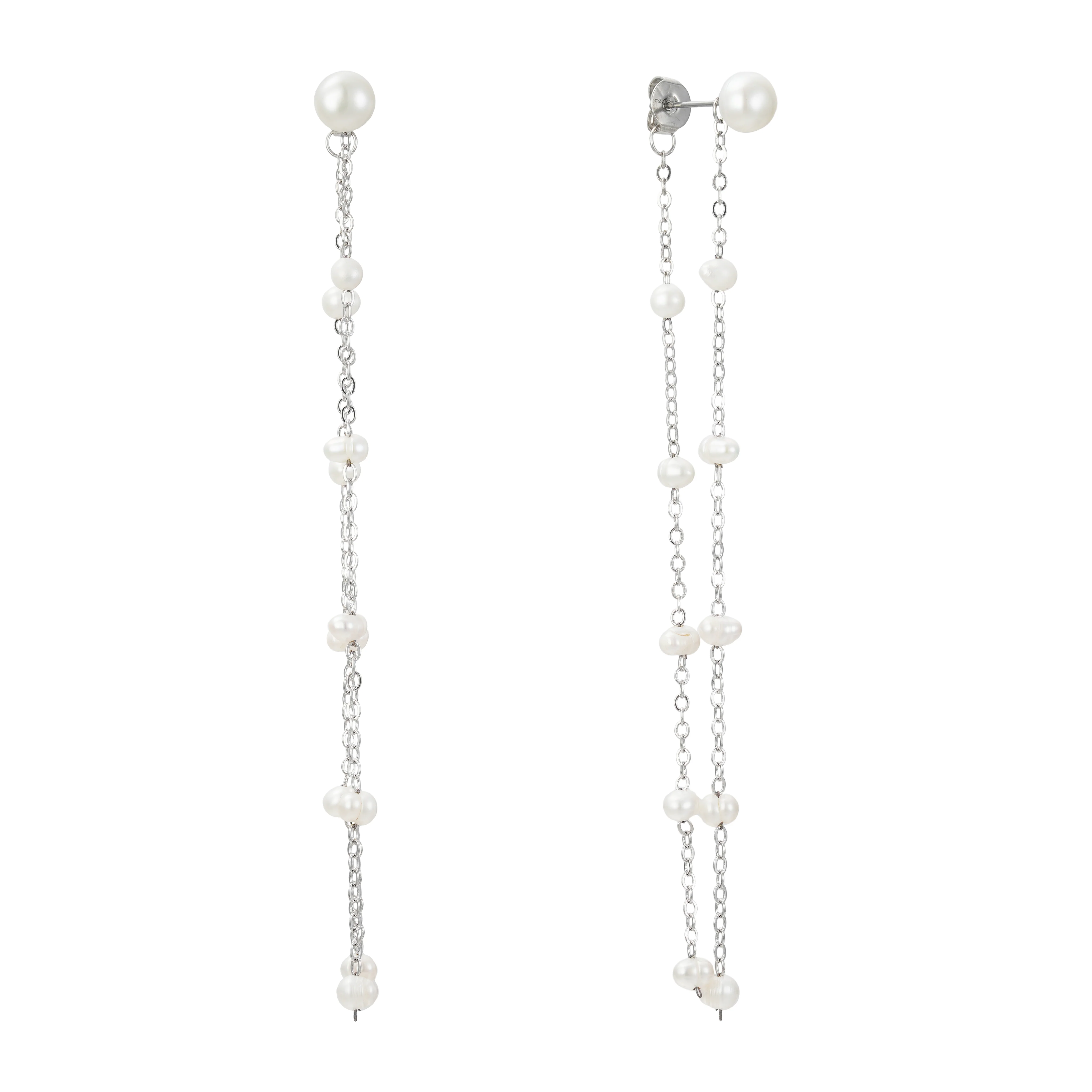 Lara Pearl Drop Earrings - Image 10