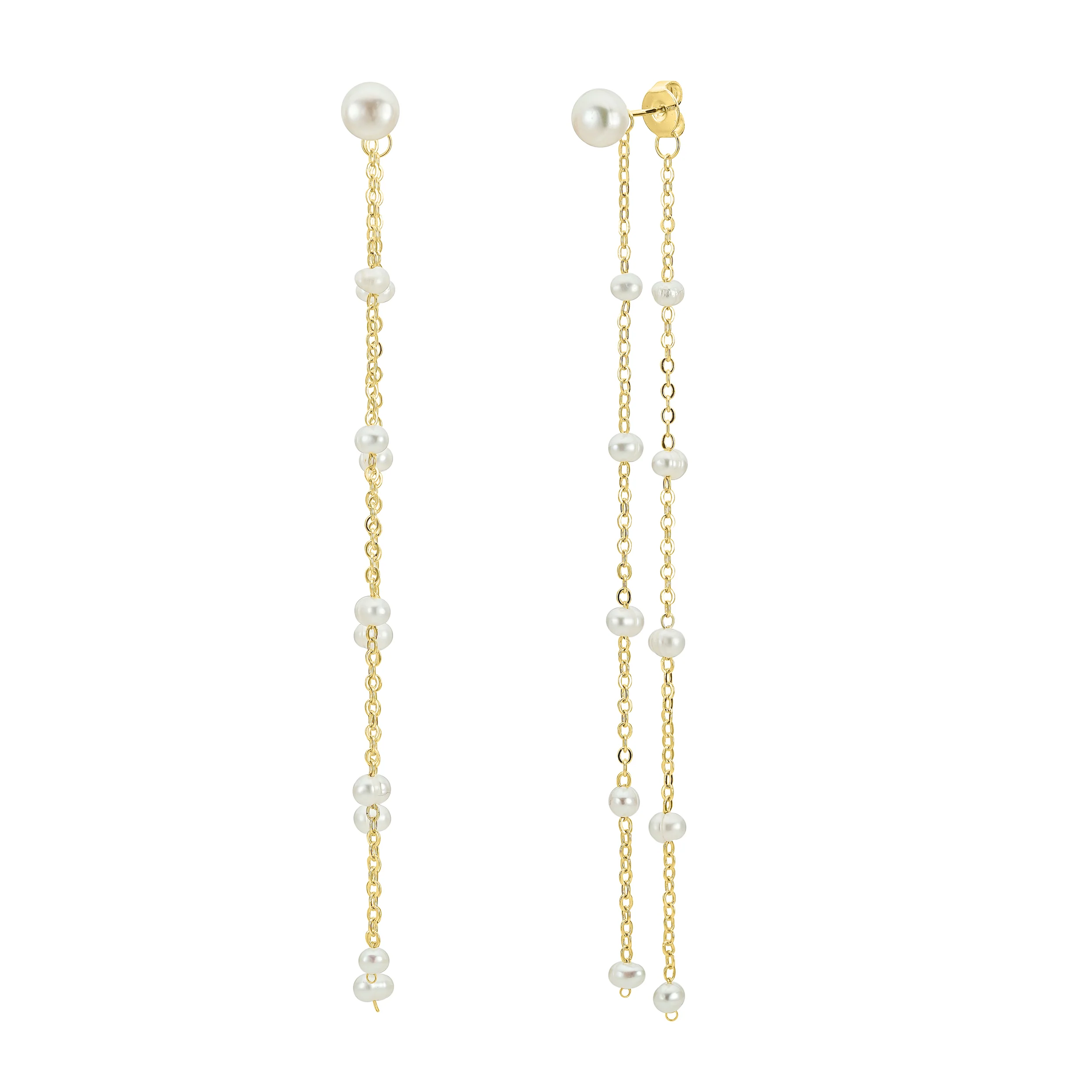 Lara Pearl Drop Earrings - Image 9
