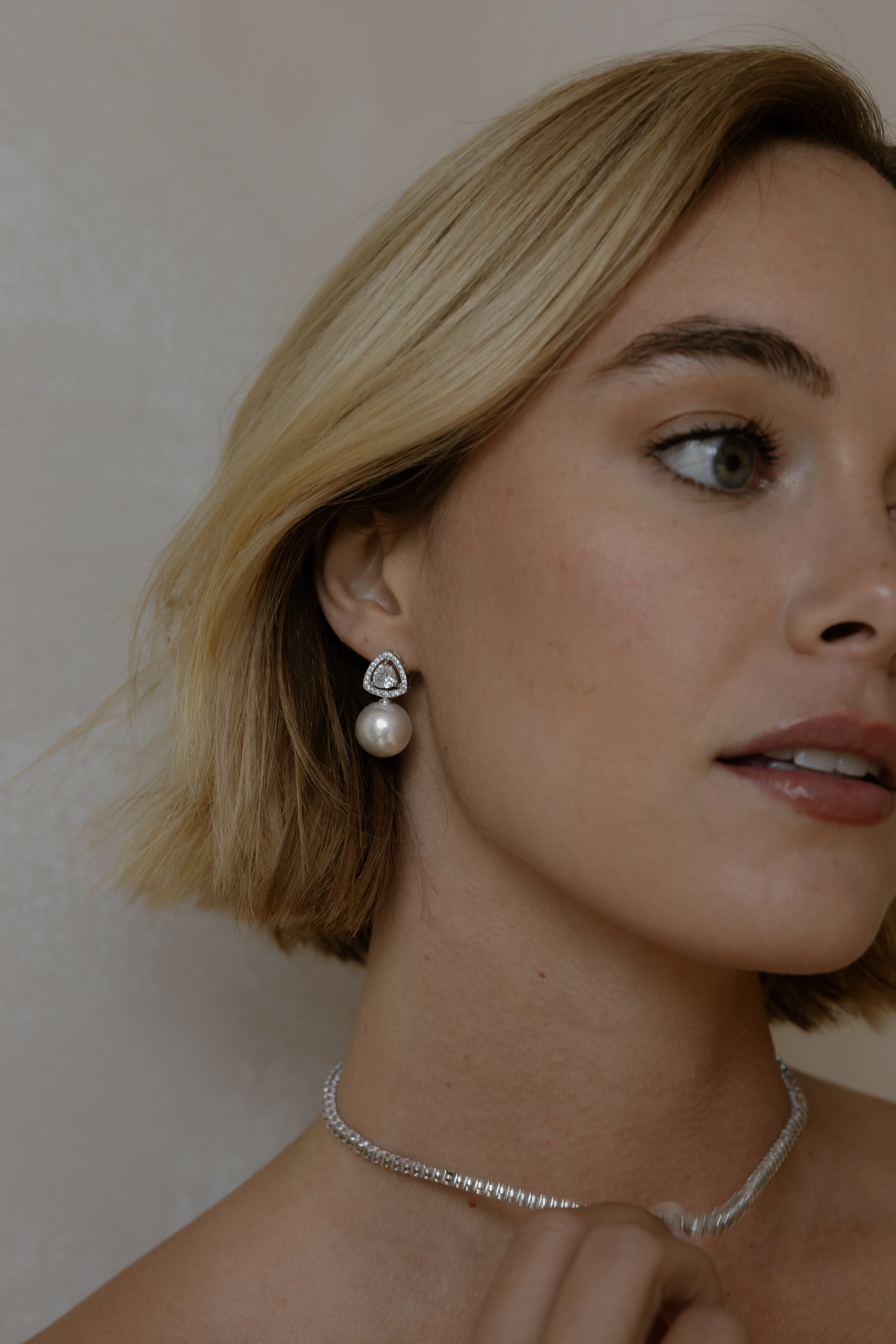 Legacy Pearl Drop Earrings - Image 4
