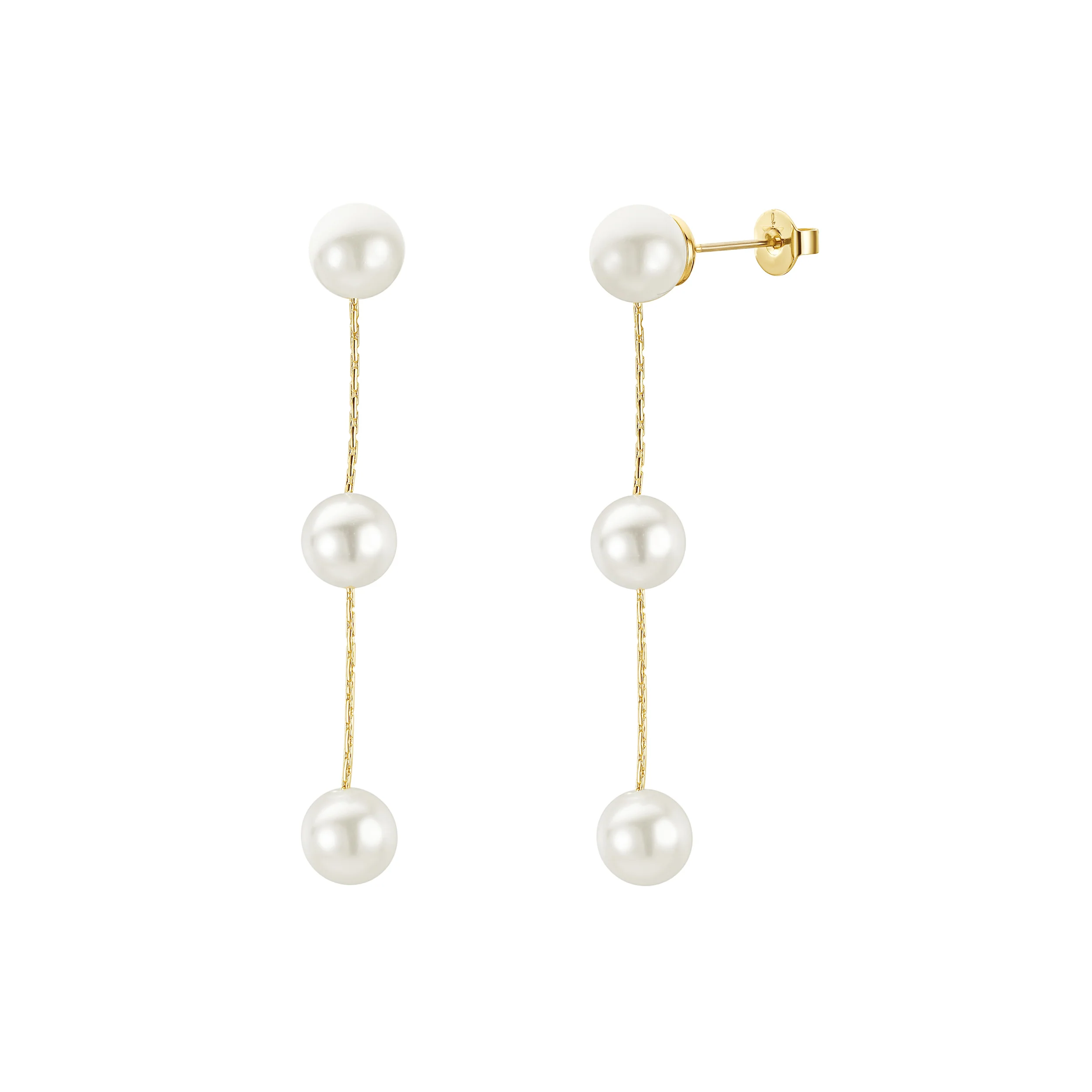 Lilly Pearl Drop Earrings - Image 6