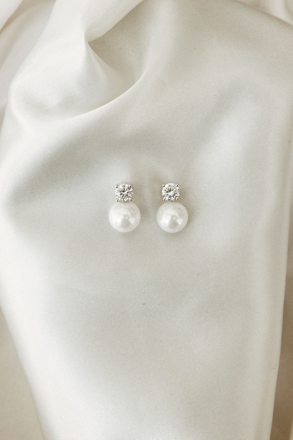 Maven Pearl and Crystal Studs - Image 4