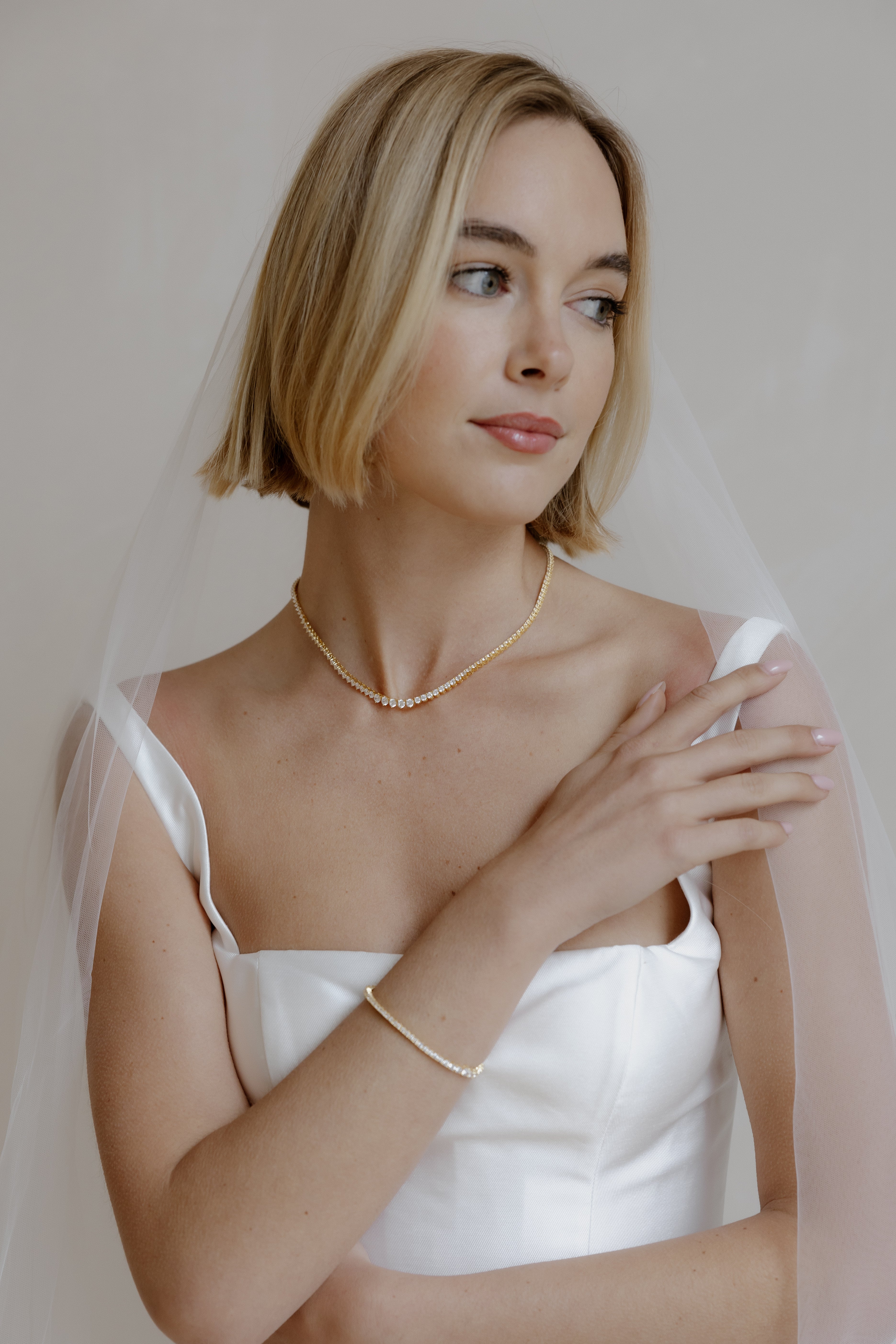 Mayfair Tennis Necklace - Image 3