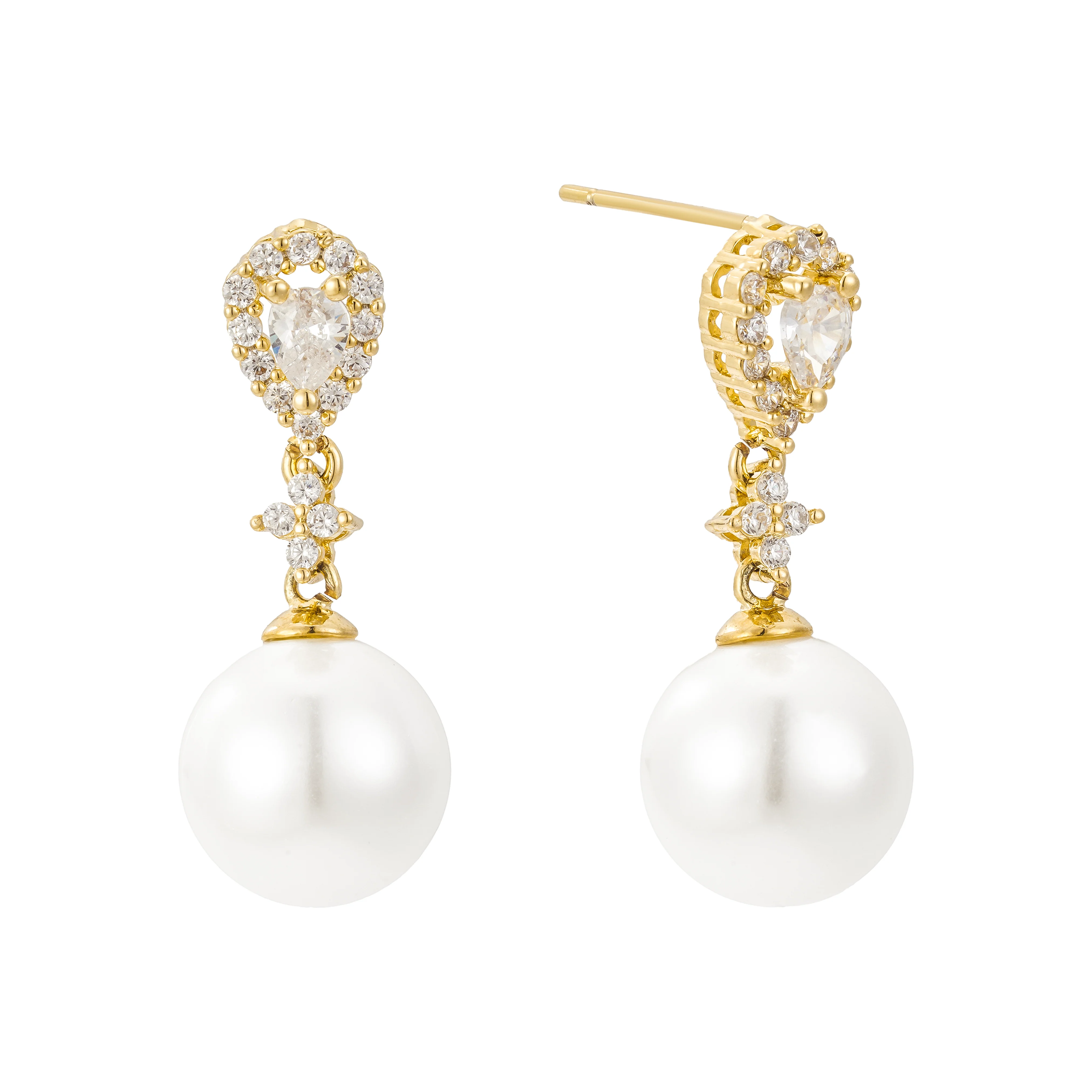 Melody Pearl Drop Earrings - Image 7