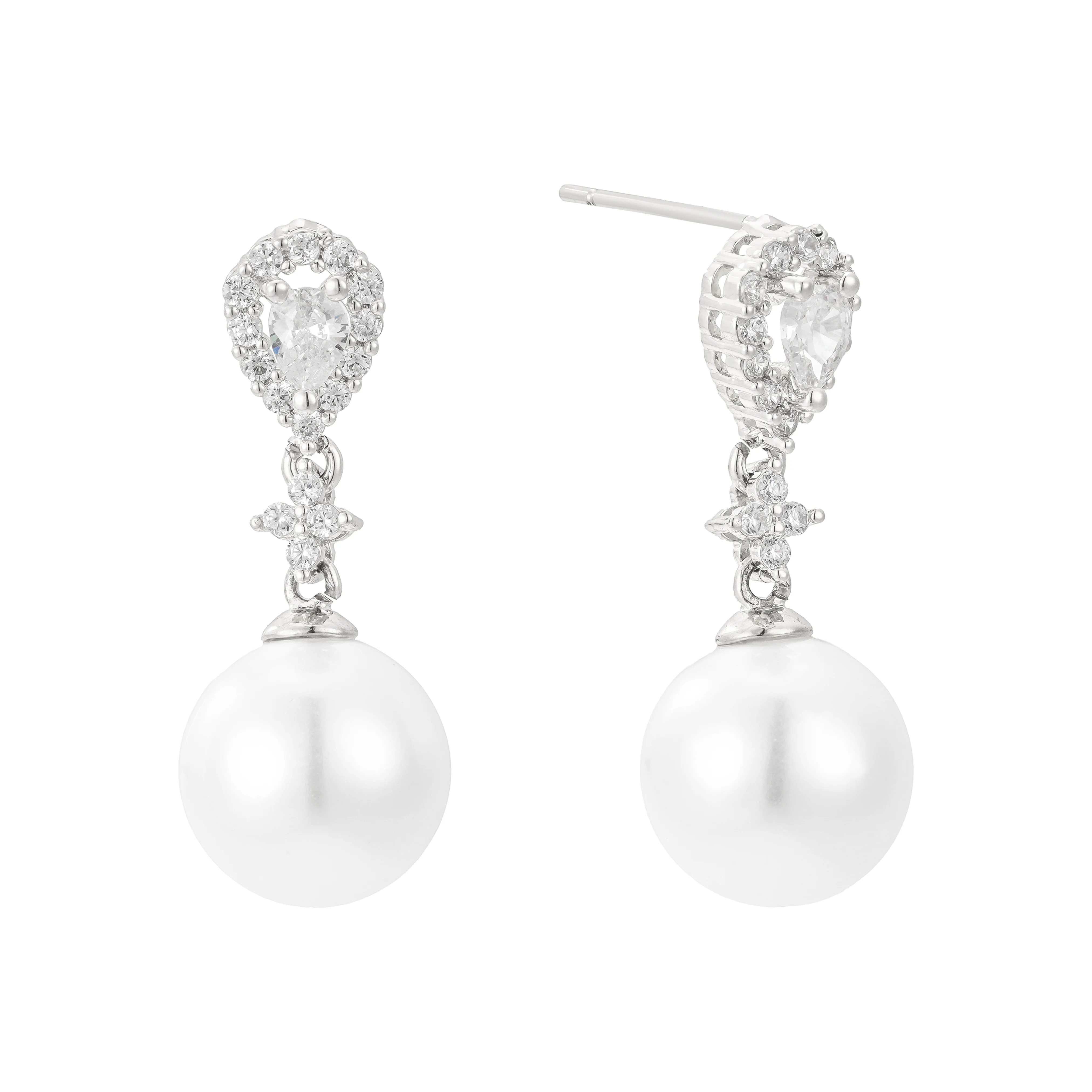 Melody Pearl Drop Earrings - Image 8