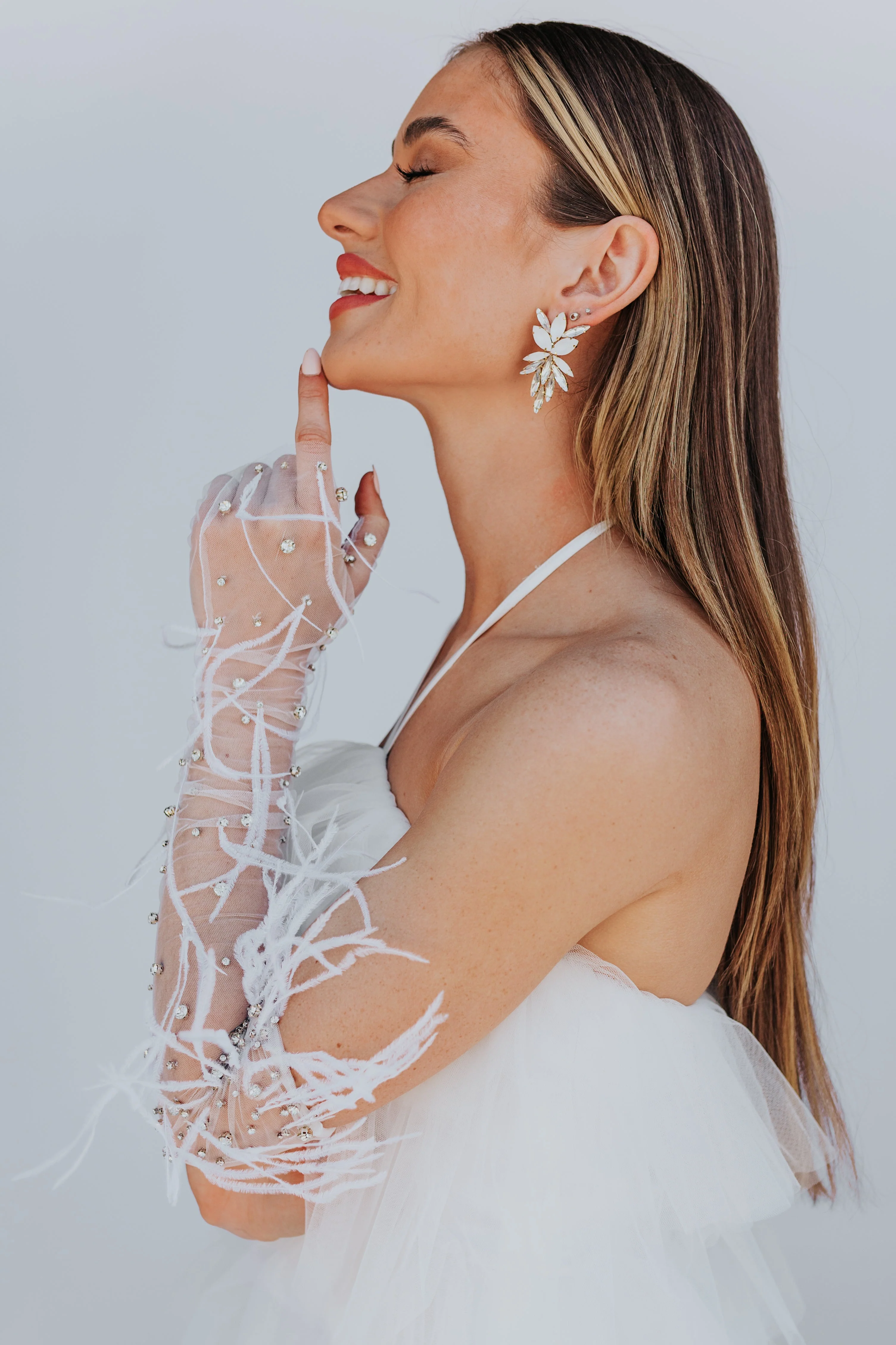 Monroe Feather Gloves - Image 3